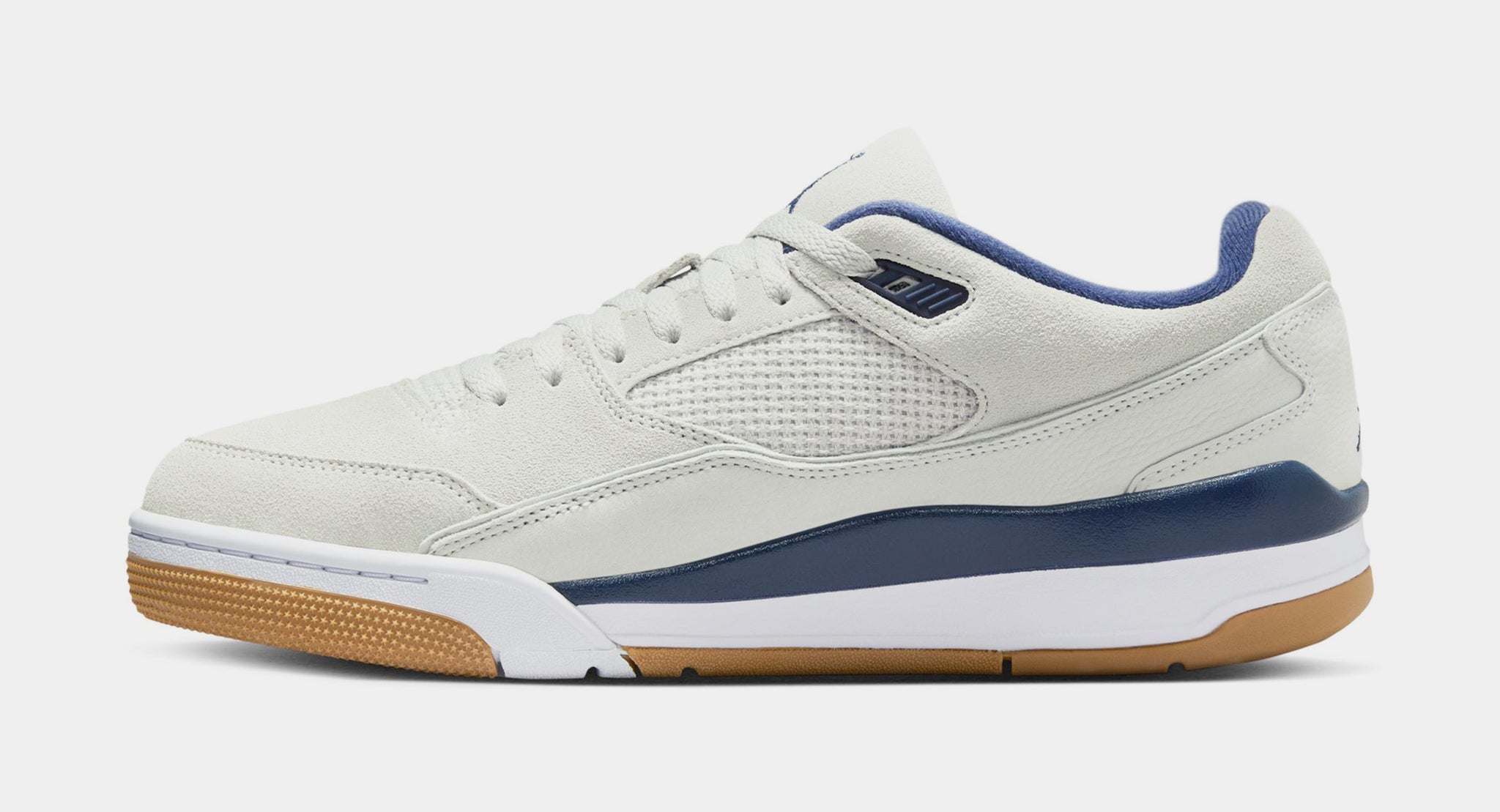 Jordan Flight Court Mens Basketball Shoes Neutral Grey Midnight