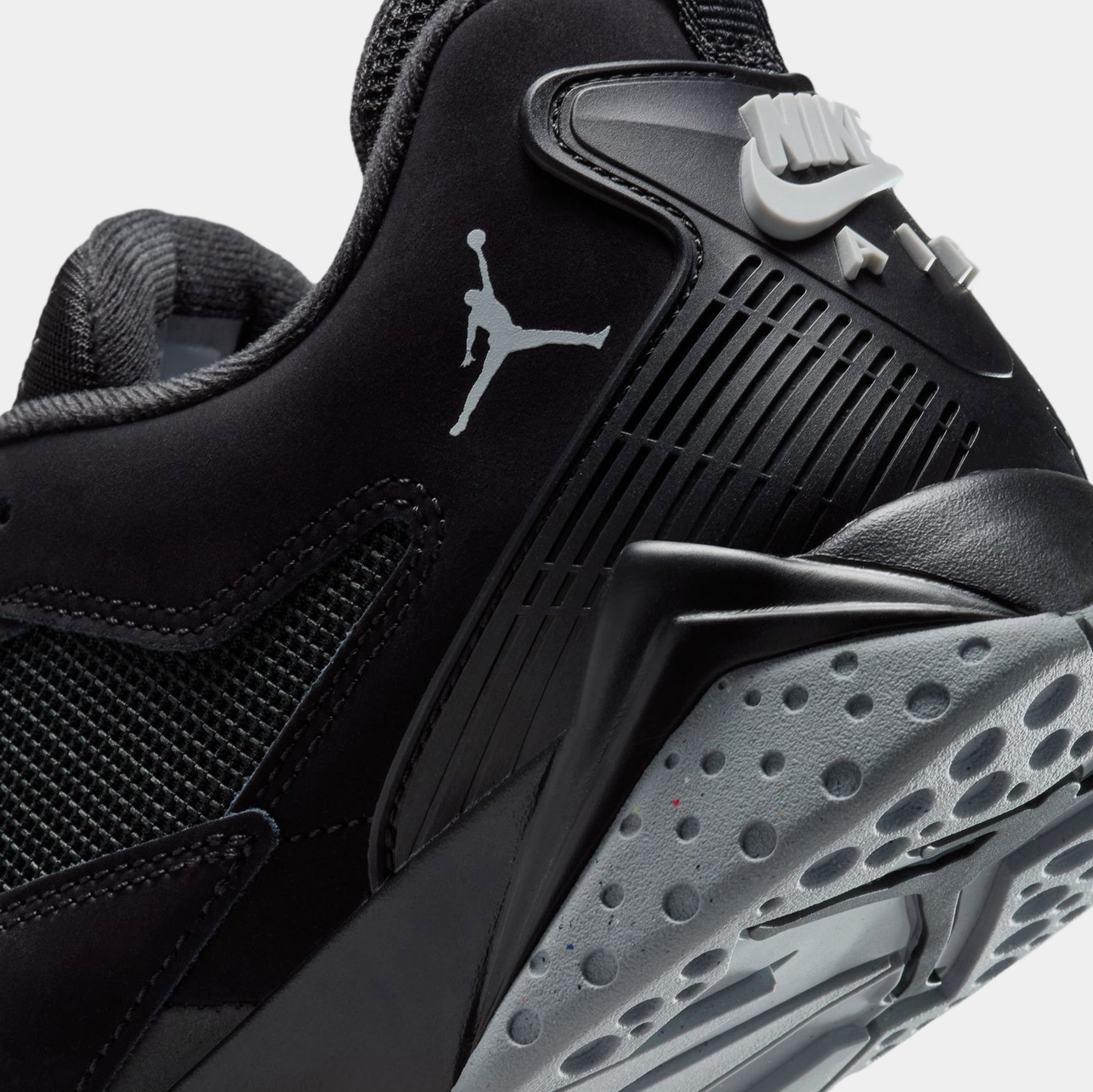 Jordan Men\'s Black and Gray Athletic Basketball Sneakers Nike Air Jordan Why Not Zer0.1 Mens Black Athletic  main image 2