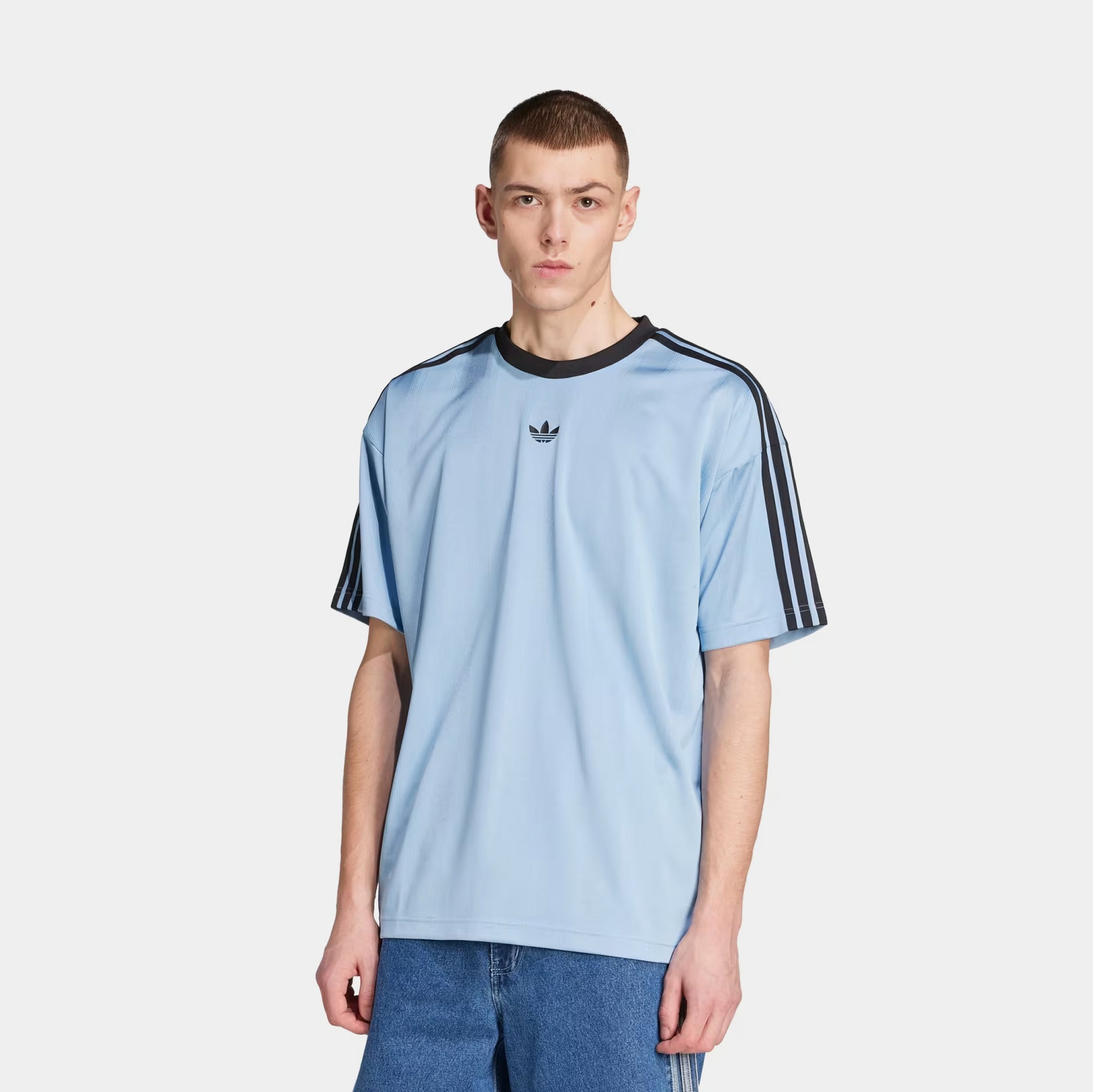 adidas DAZ45 ジャパニーズブルー Lサイズ シャツ adidas Adicolor Jacquard Mens Jersey Blue Black JW5879 – Shoe Palace
