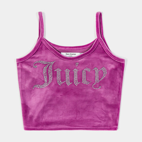 トップス RHINESTONE VELOUR JERSEY SET-UP 24karats 24karats RHINESTONE VELOUR JERSEY SET-UP