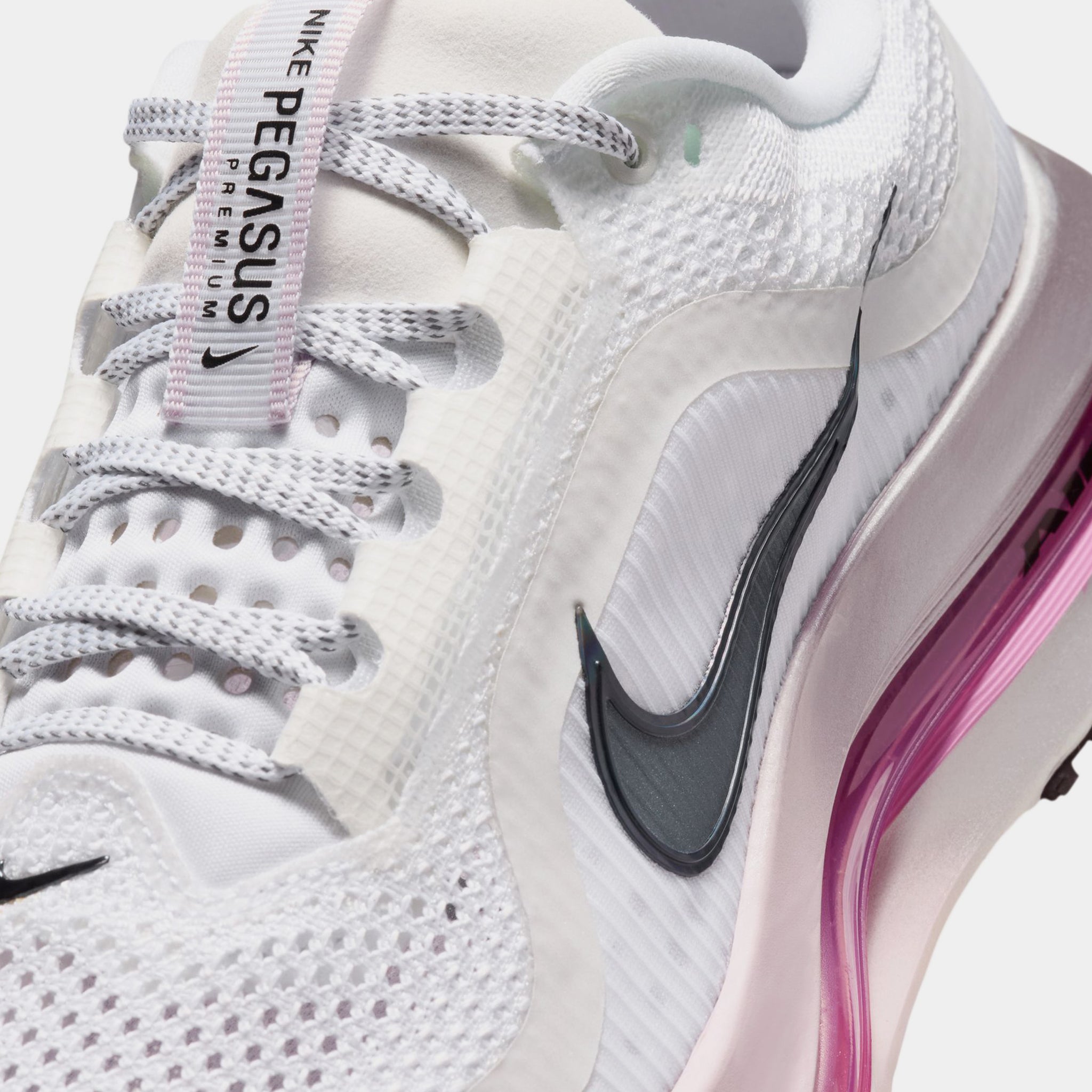 Nike Pegasus Premium Womens Running Shoes White Black Bleached