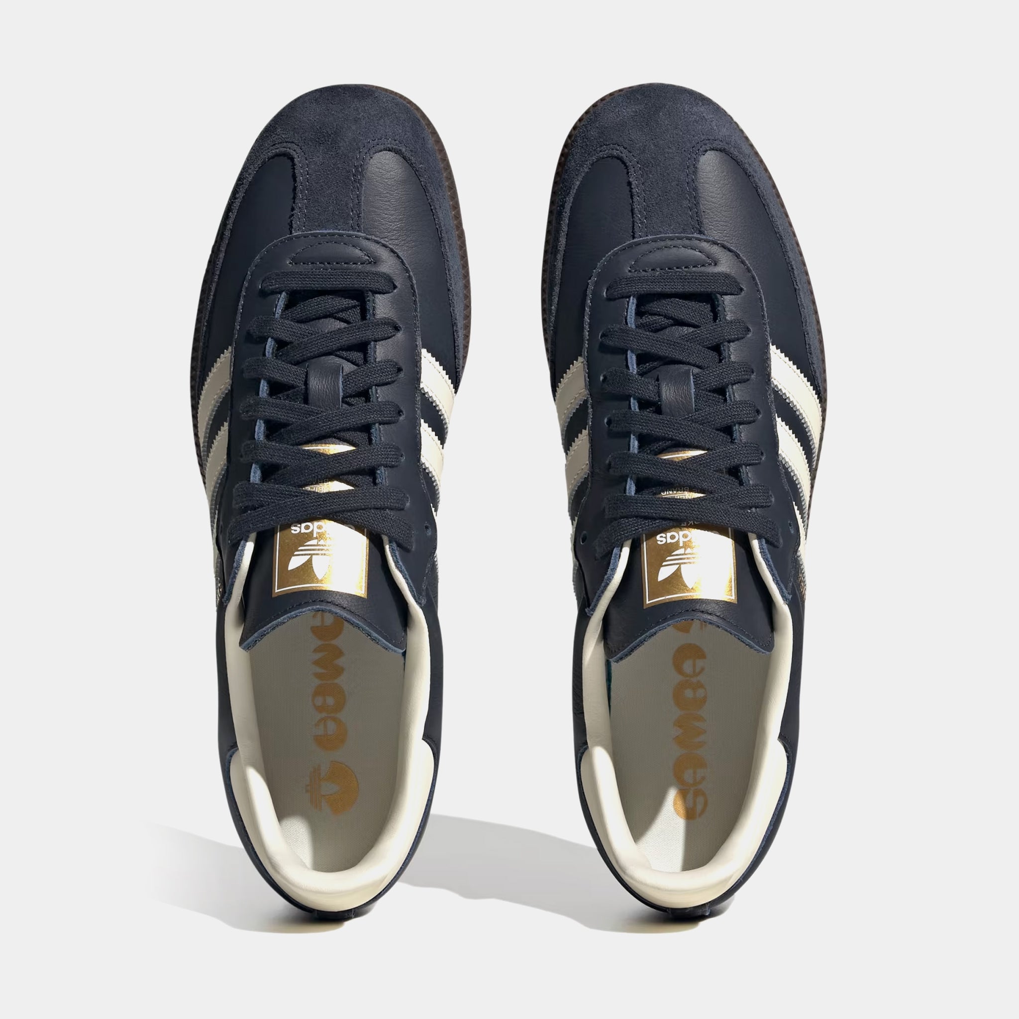 adidas Samba OG Mens Lifestyle Shoes Night Navy Cream White Gum