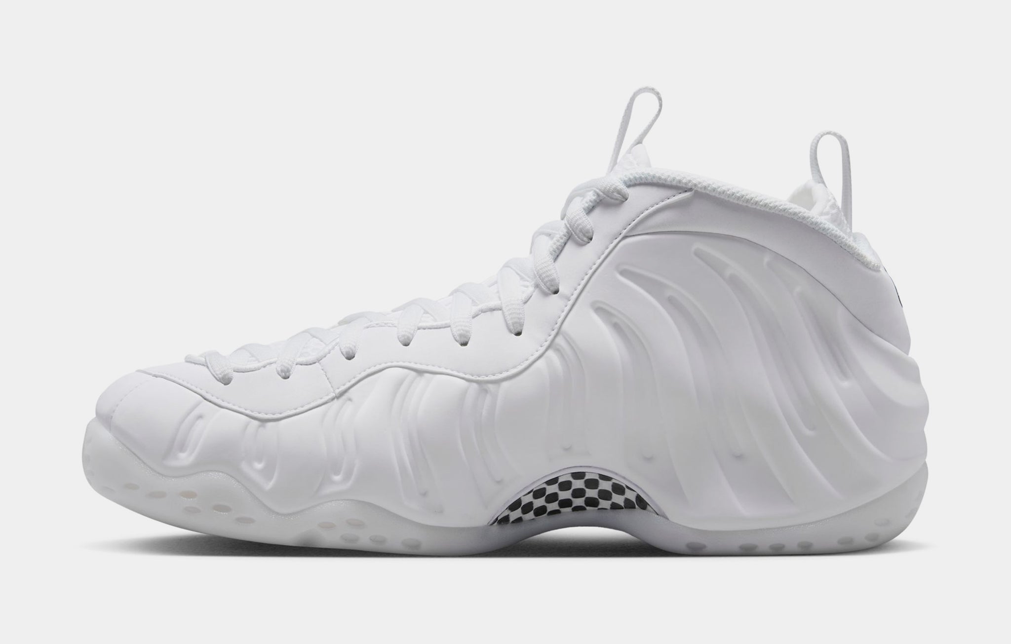 Nike Air Foamposite One Mens Lifestyle Shoes White White  display picture 2