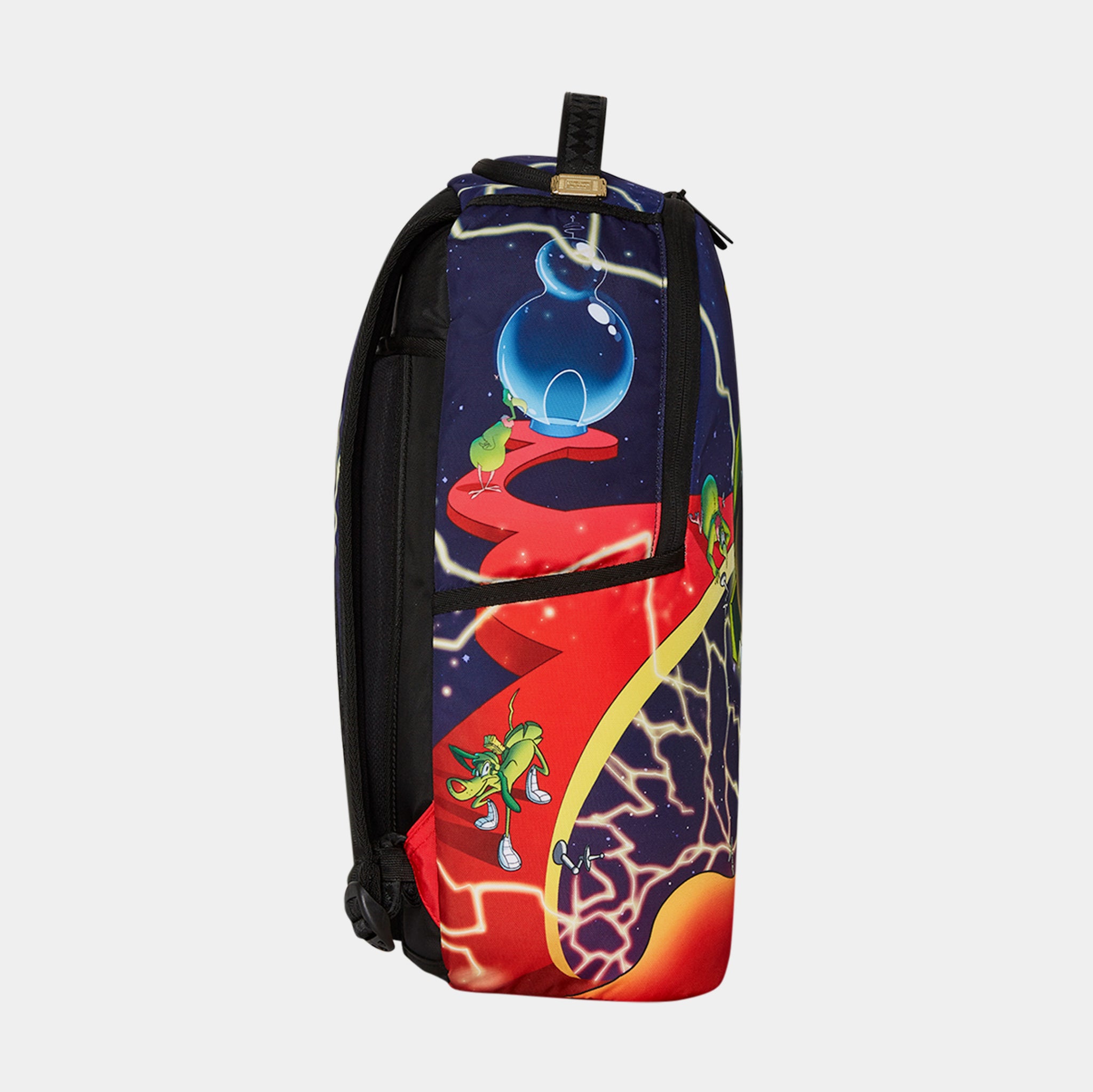BBM2014 則本 スーパーパッチ 4/7 Sprayground Marvin Planet x Sharkmouth Mens Backpack Blue Orange