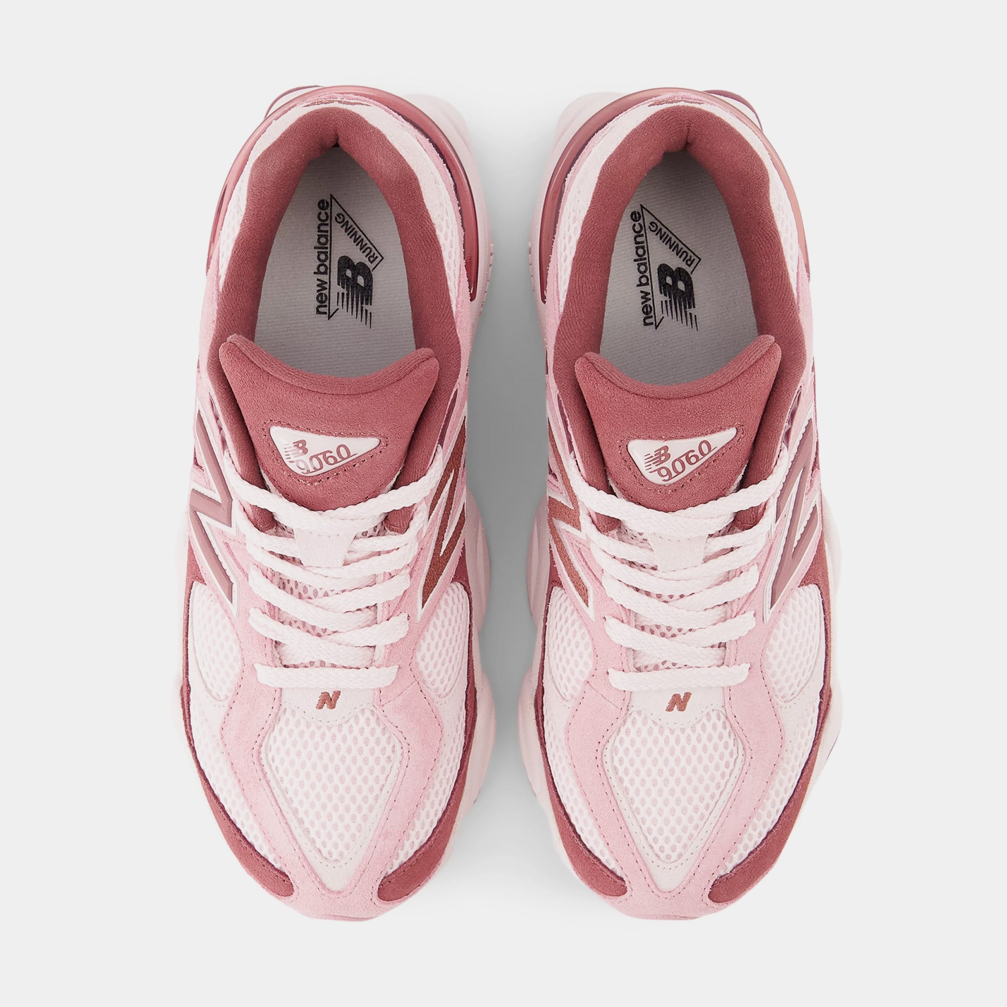 New Balance 9060 Grade School Lifestyle Shoes Pink Granite Washed