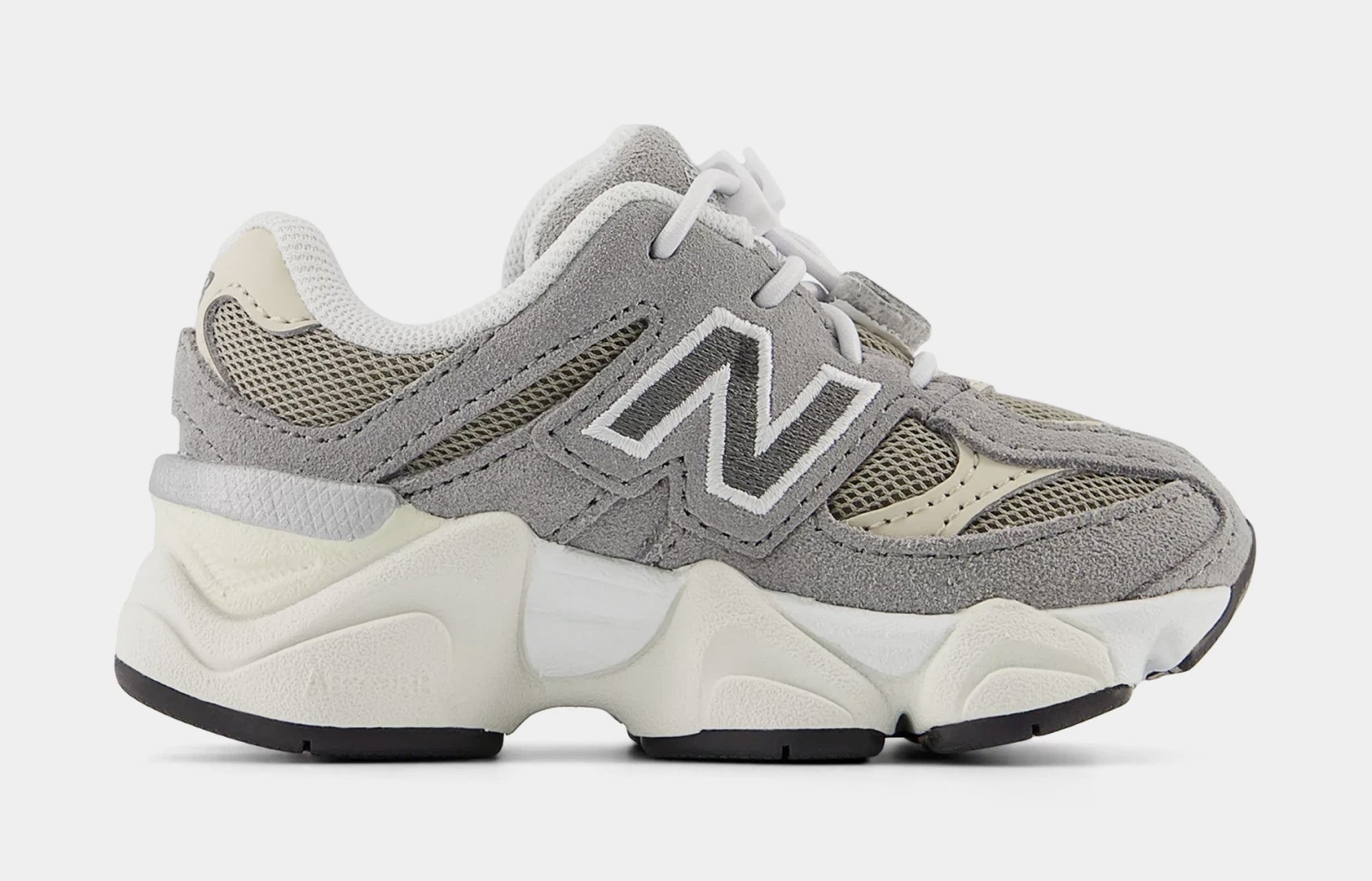 New Balance 9060 Infant Toddler Running Shoes Grey White  display picture 1
