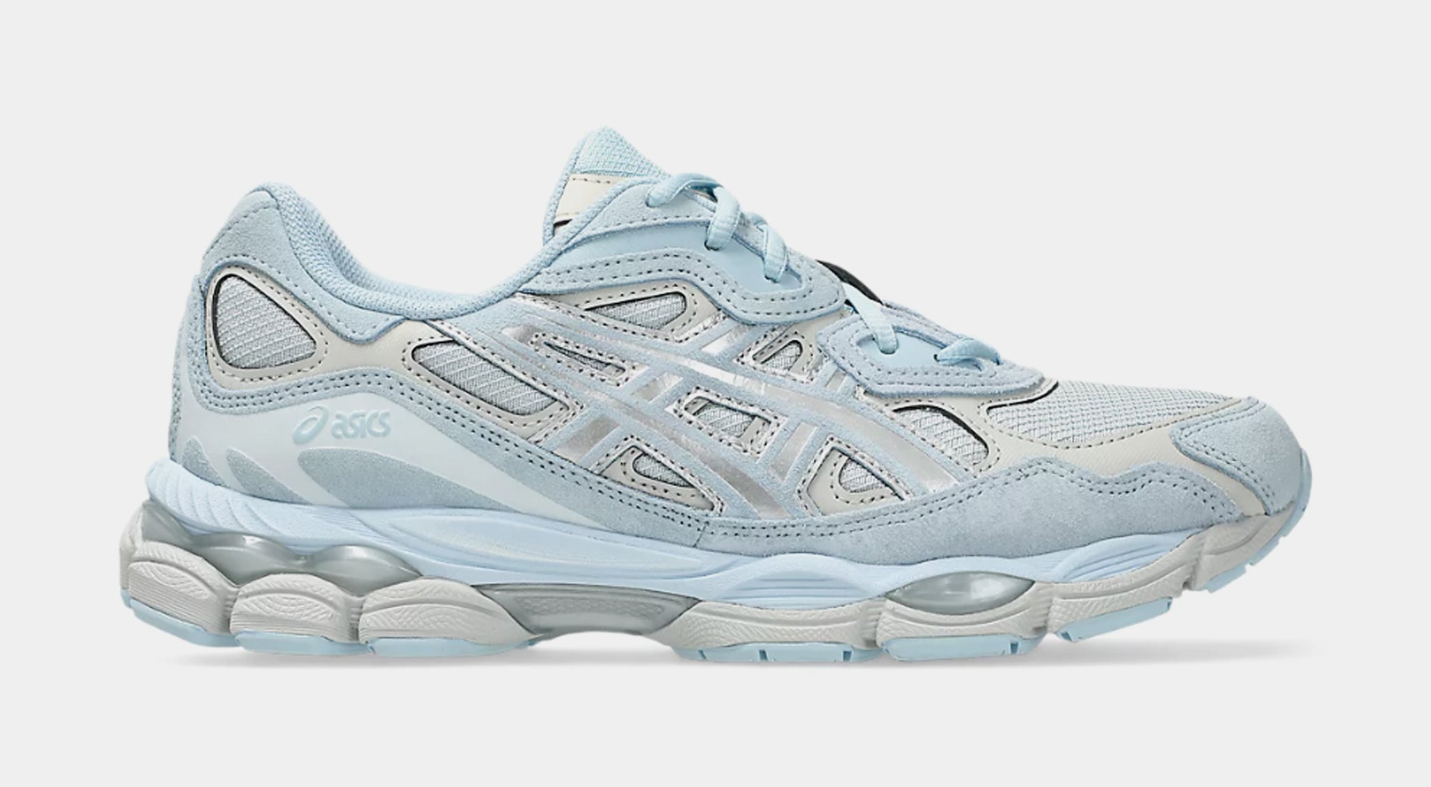 ASICS Gel NYC Mens Running Shoes Storm Cloud Pure Silver 1203A739
