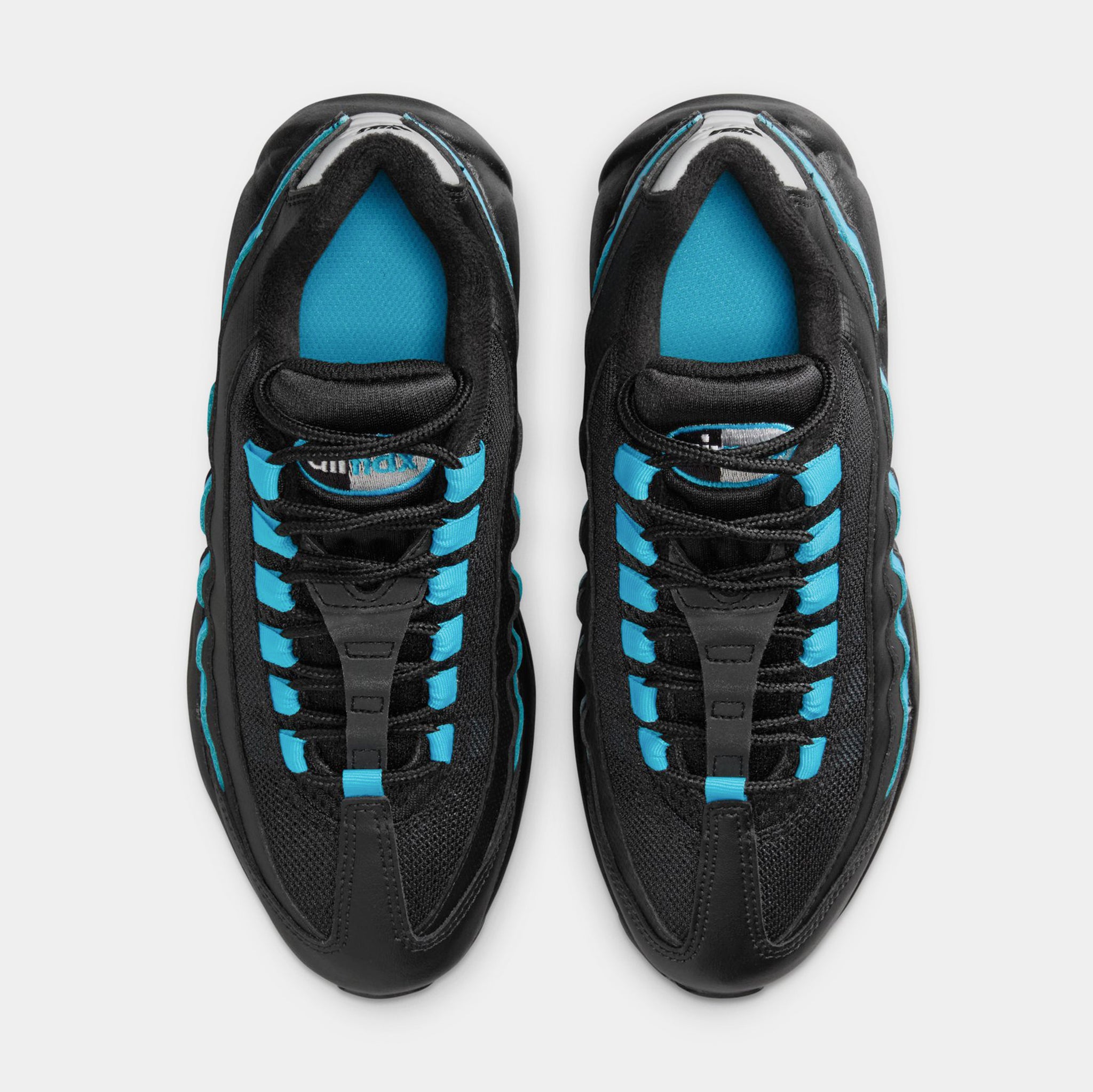 Nike Air Max 95 Recraft Grade School Boys' Black/Baltic Blue/Peal Grey Shoes, Size: 6.5