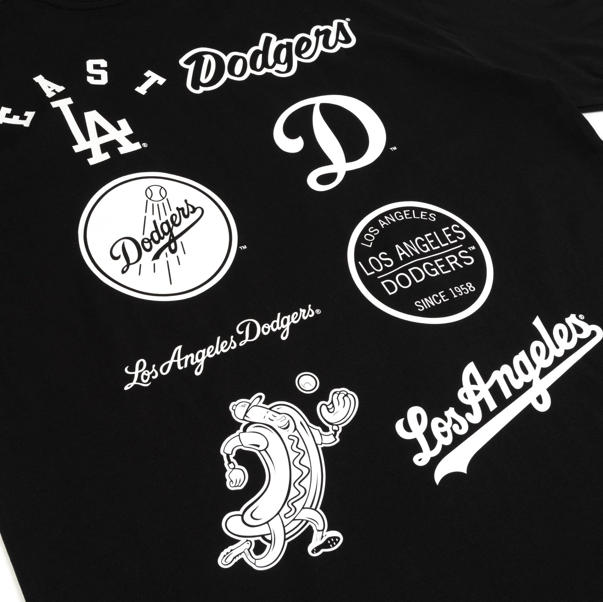 New Era Los Angeles Dodgers Oversized Mens Short Sleeve Shirt