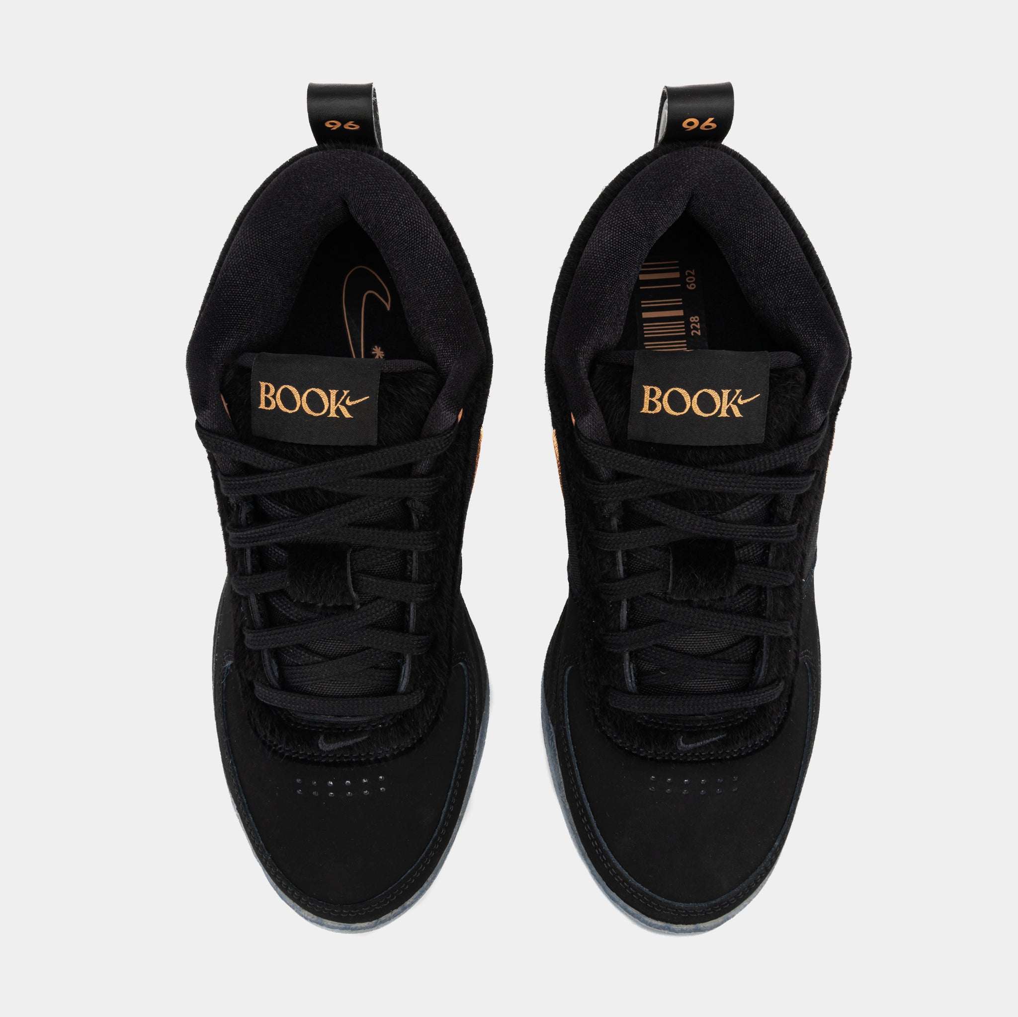 Nike Book 1 Haven Mens Basketball Shoes Black Amber Brown Dark 