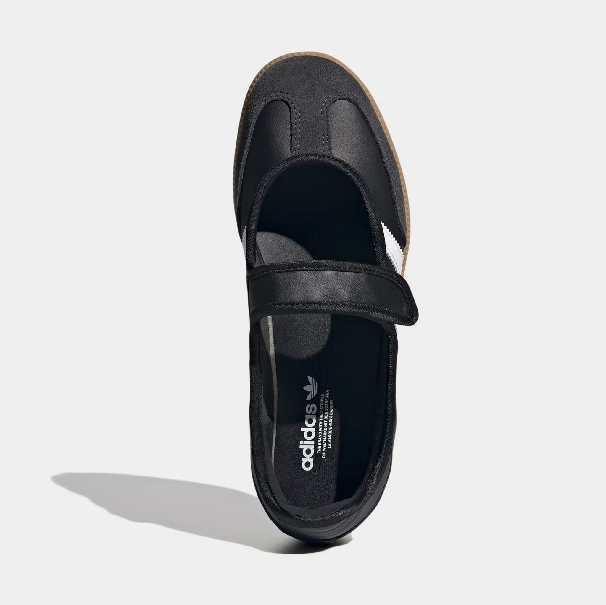 adidas Samba Jane 'Black White Gum' Women's Shoes 7