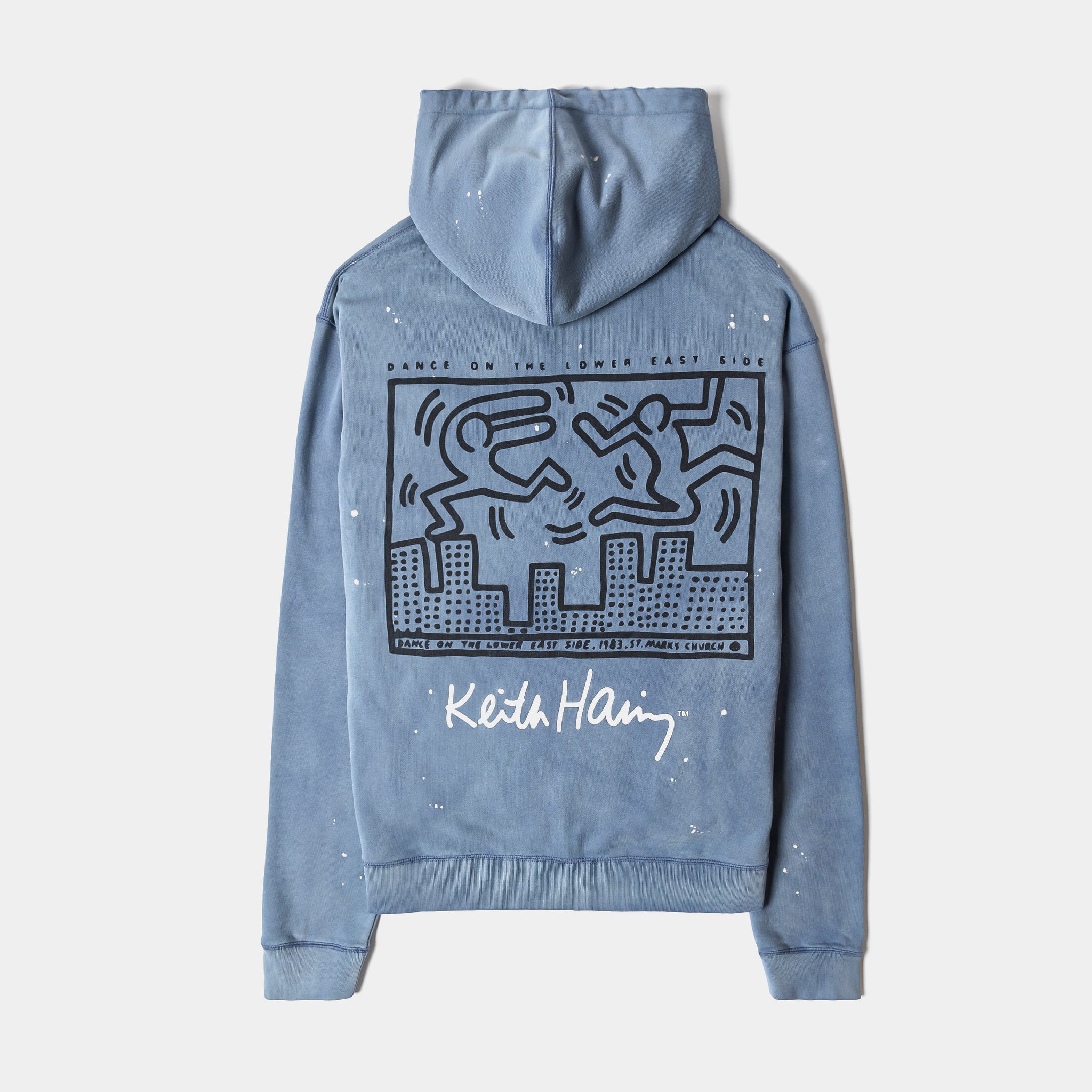 Shoe Palace SP x Keith Haring Paint Splatter Full Zip Mens Hoodie