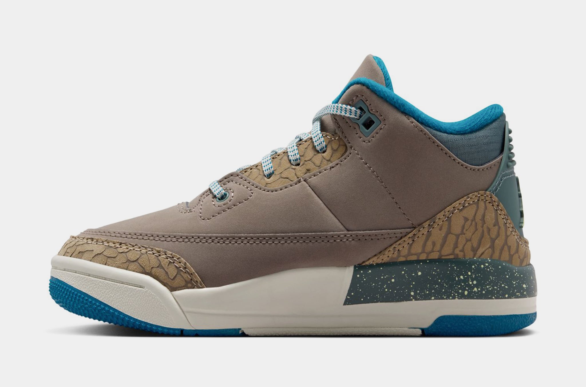 Jordan Air Jordan 3 Retro Olive Grey Preschool Lifestyle Shoes