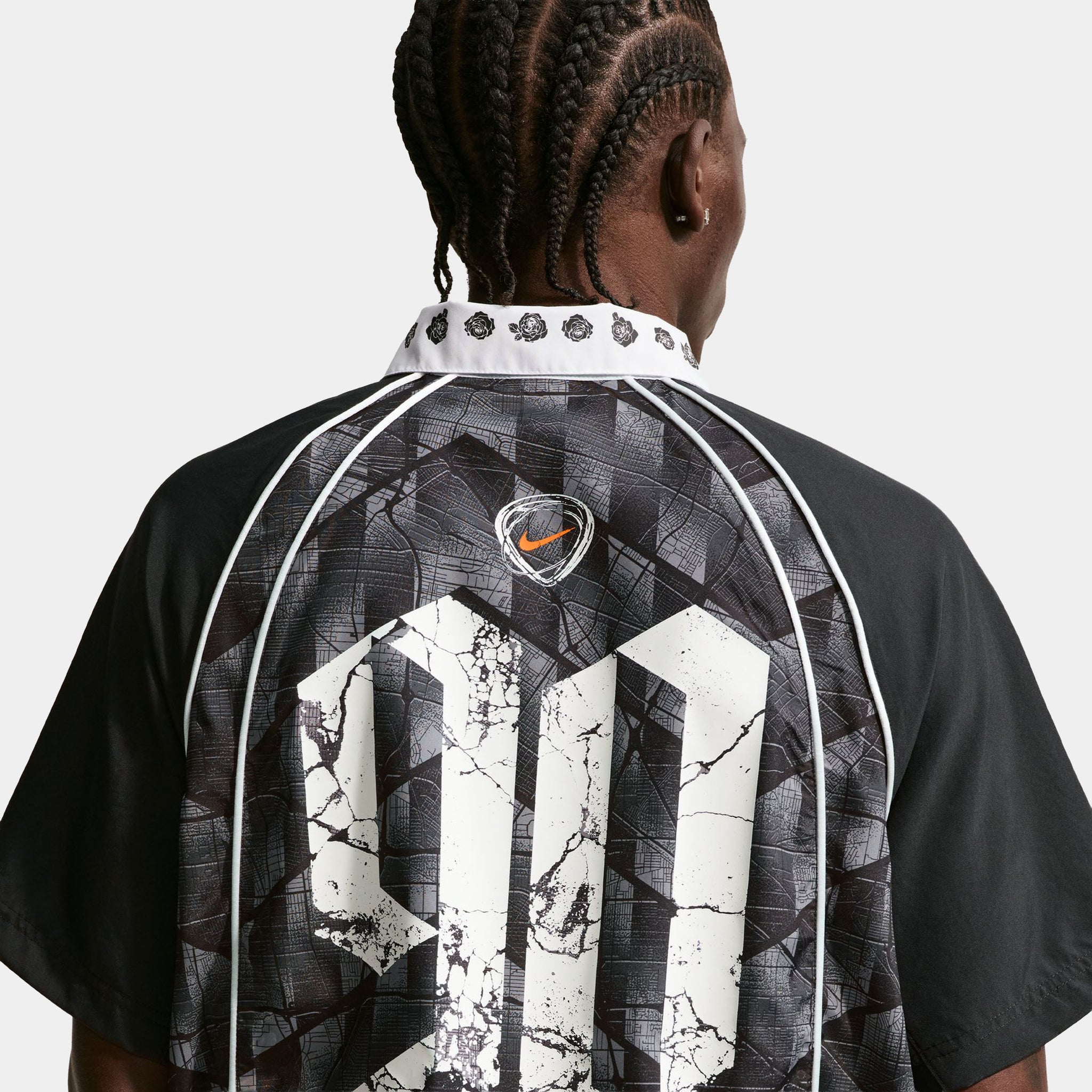 Nike SB Dri Fit Bowler Skate Mens Jersey Black Bright Citrus IR8701-012 ...