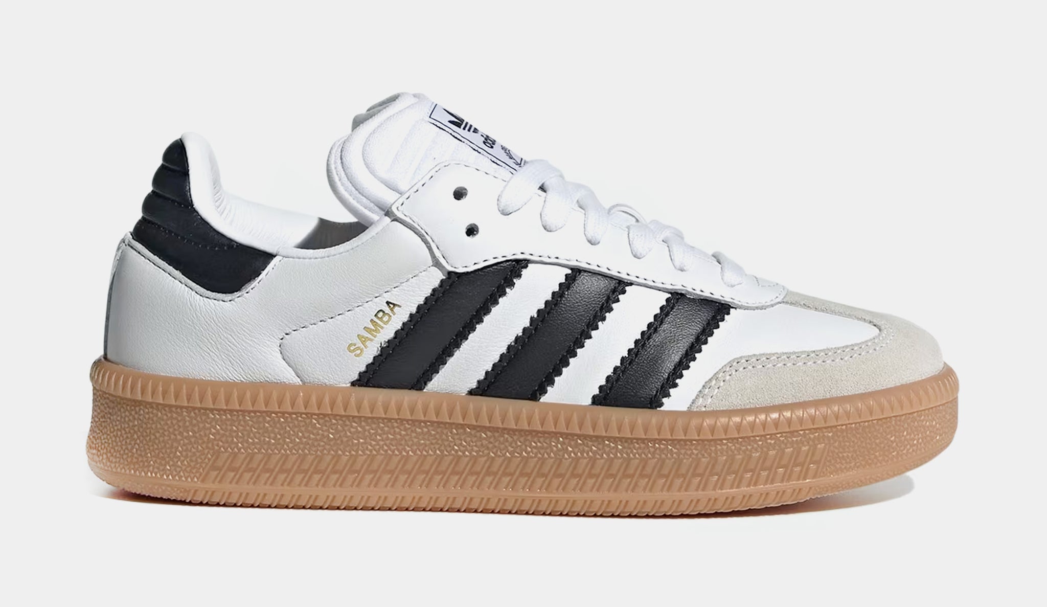 adidas Samba XLG Grade School Lifestyle Shoes White Black JH6516