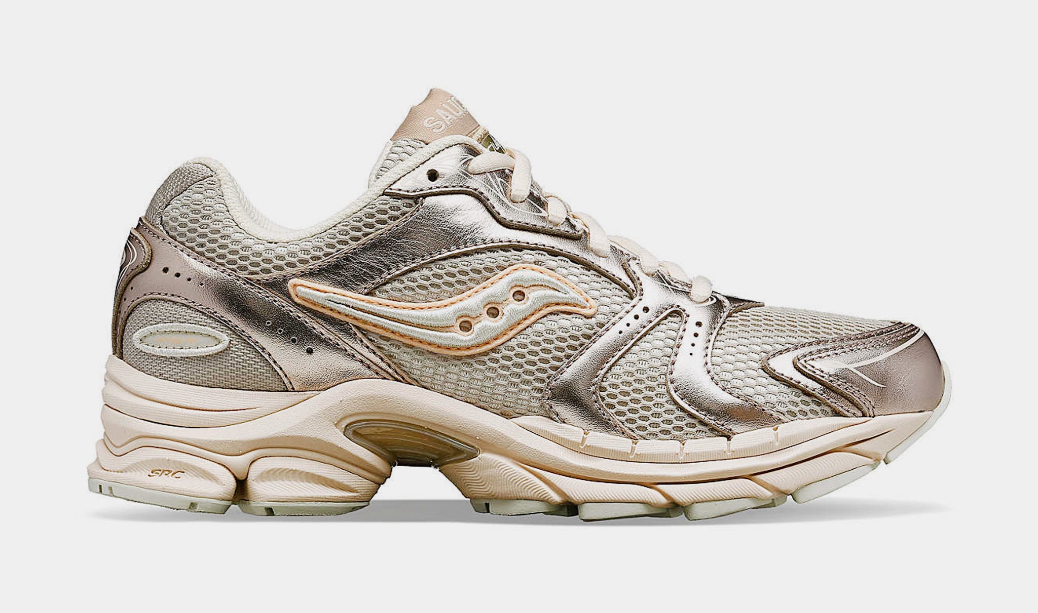 Saucony Progrid Triumph Premium Womens Running Shoes Champagne