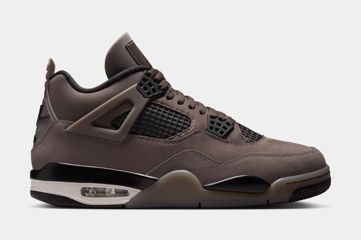 Air Jordan 4 Retro Rare Air Grade School Lifestyle Shoes (Black/Fire Red/Deep Royal Blue/Dark Smoke Grey/Tech Grey)