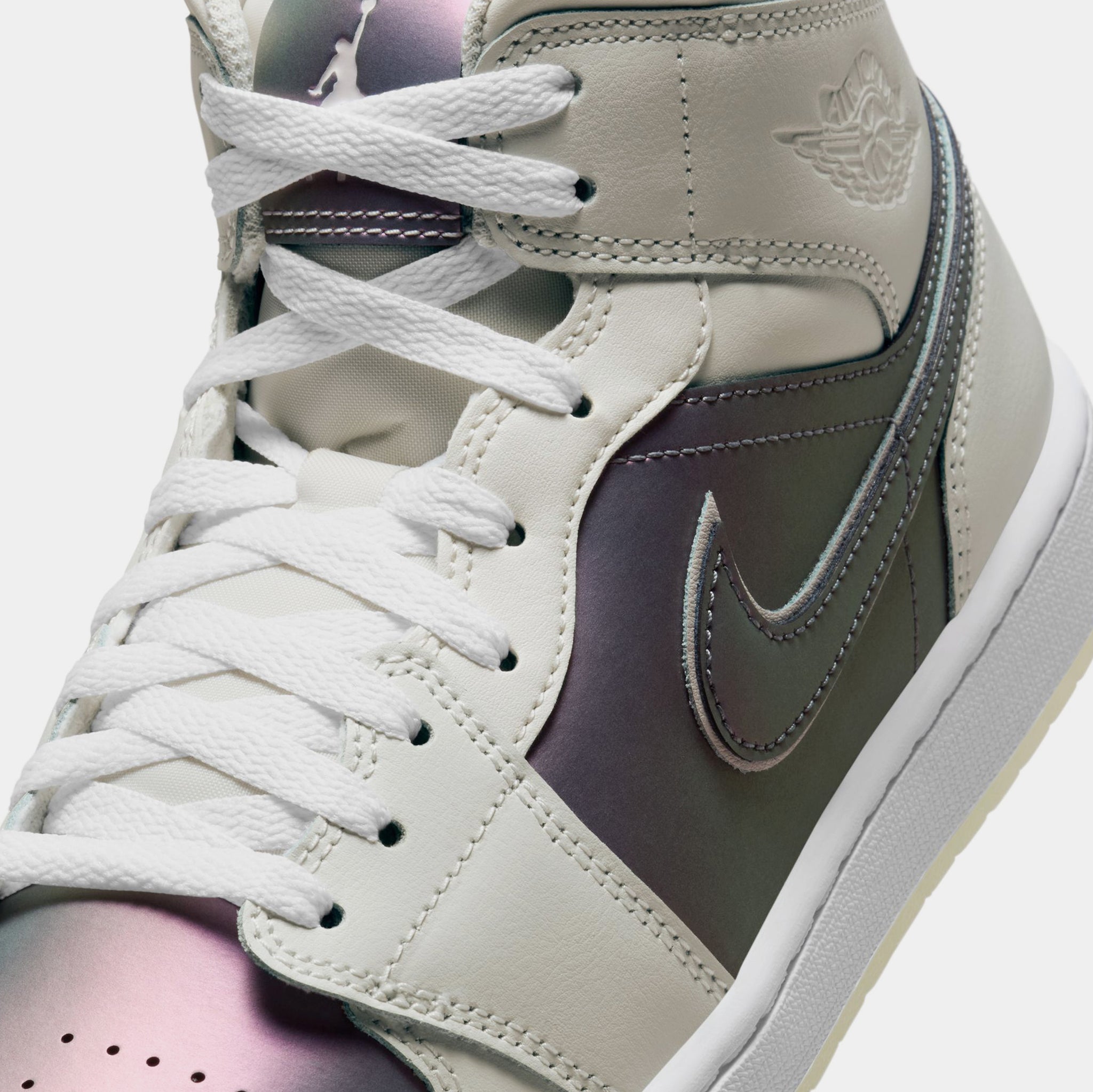 Jordan Air Jordan Mid Iridescent Mens Lifestyle Shoes Phantom