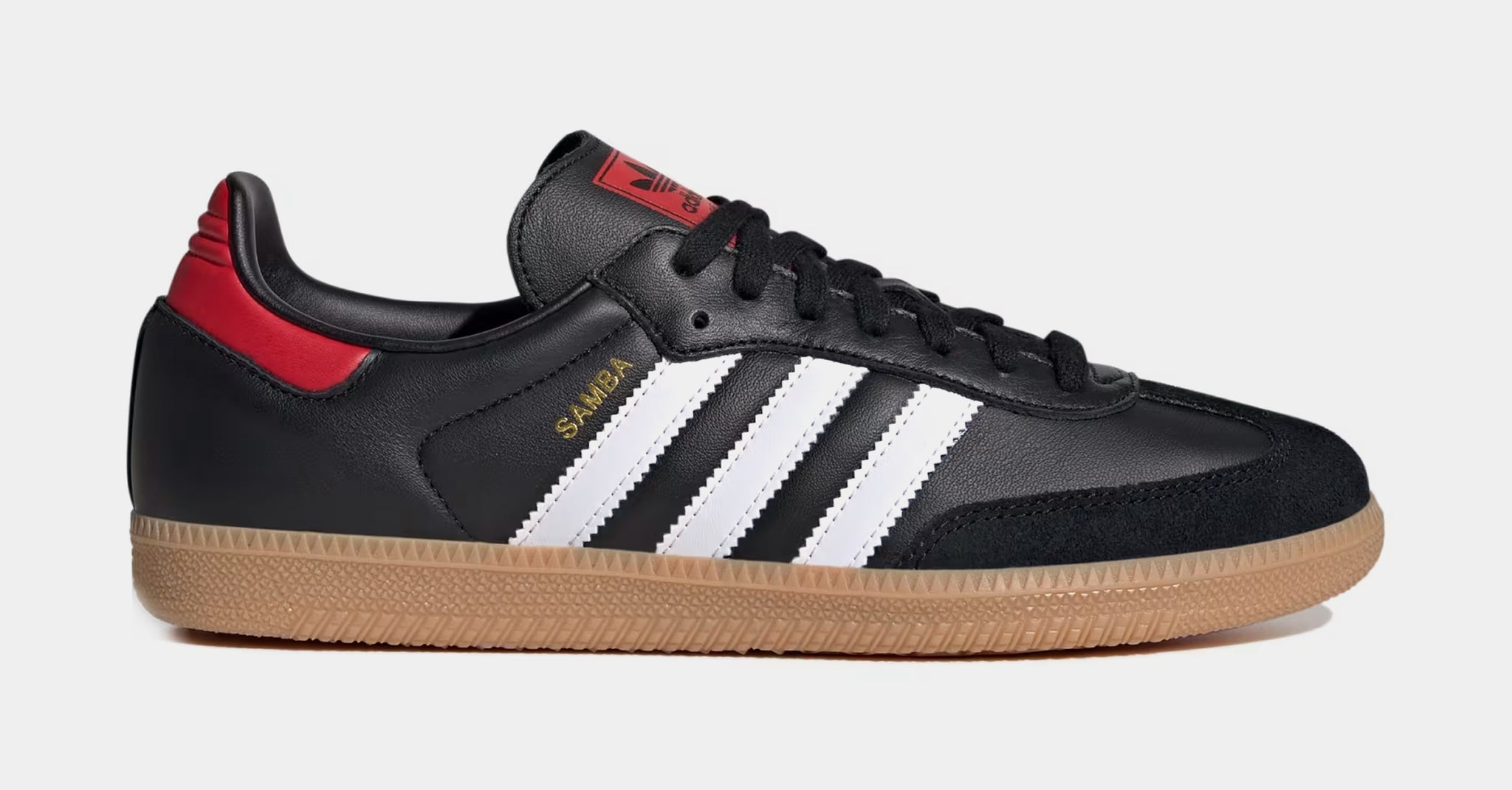 adidas Samba OG Mens Lifestyle Shoes Core Black Cloud White Gum