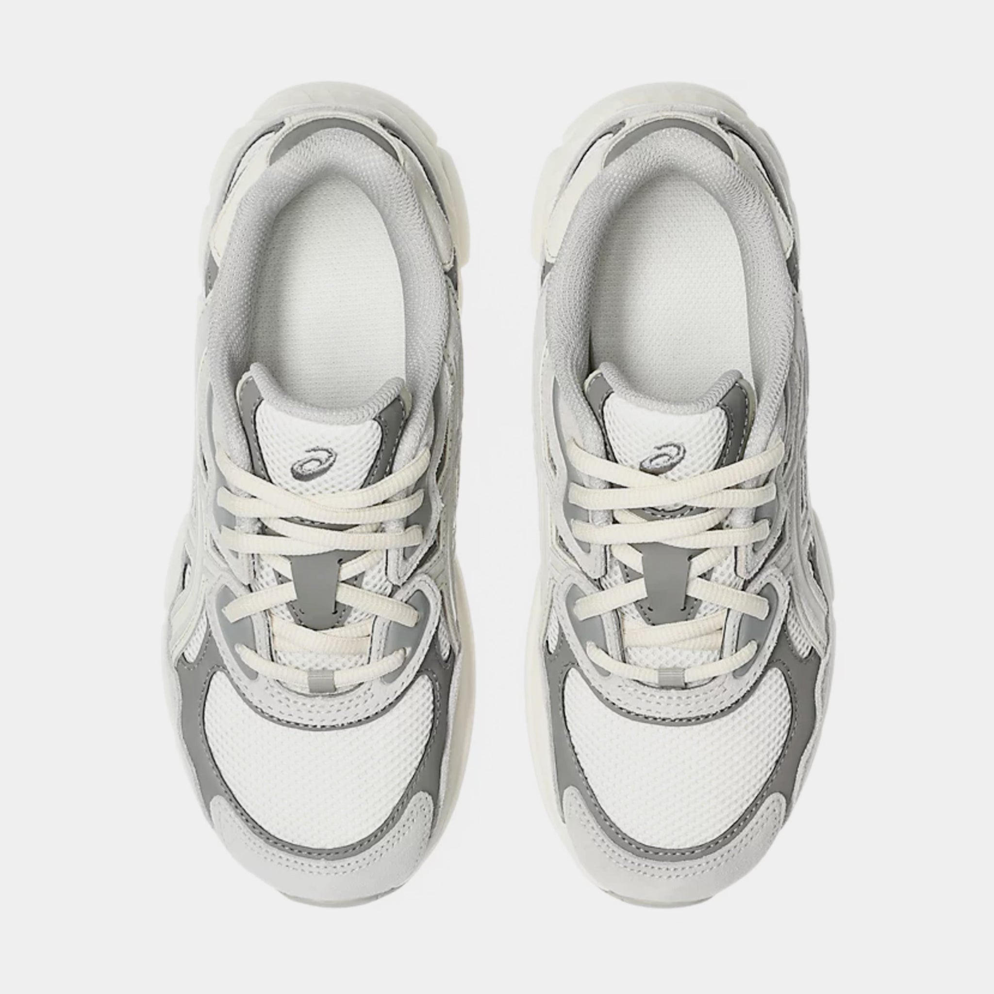 ASICS Gel NYC Grade School Running Shoes Cream Oyster Grey 