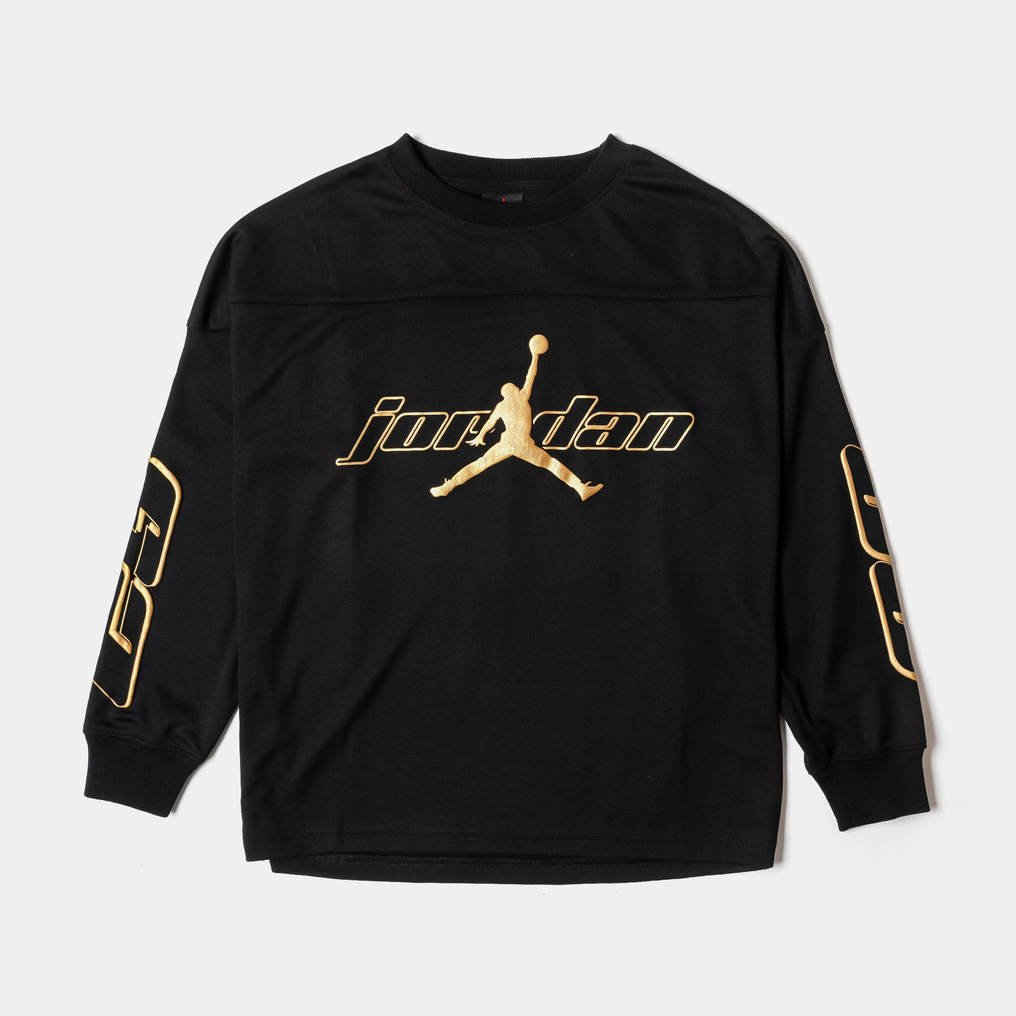 jordan sweater black and gold