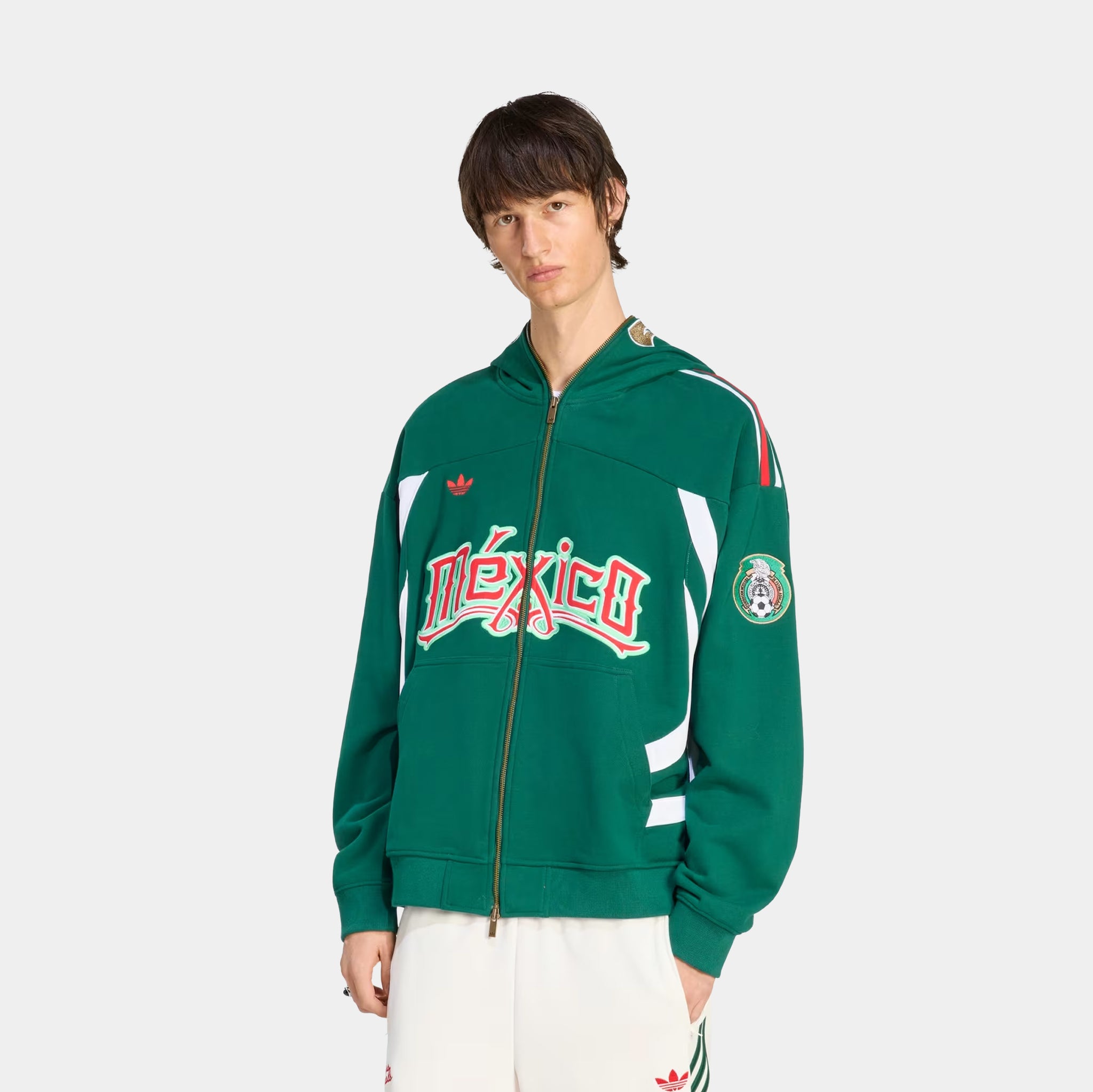 adidas Originals FIFA World Cup 2026 Mexico Full Zip Mens Hoodie
