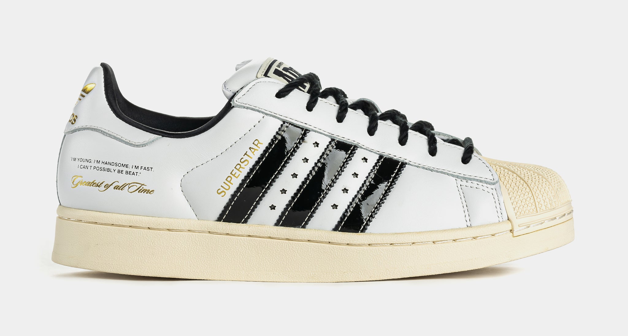 adidas Superstar II x Muhammad Ali Mens Lifestyle Shoes (Footwear White/Core Black/Gold Mat) adidas Superstar II x Muhammad Ali Mens Lifestyle Shoes (Footwear White/Core Black/Gold Mat)
