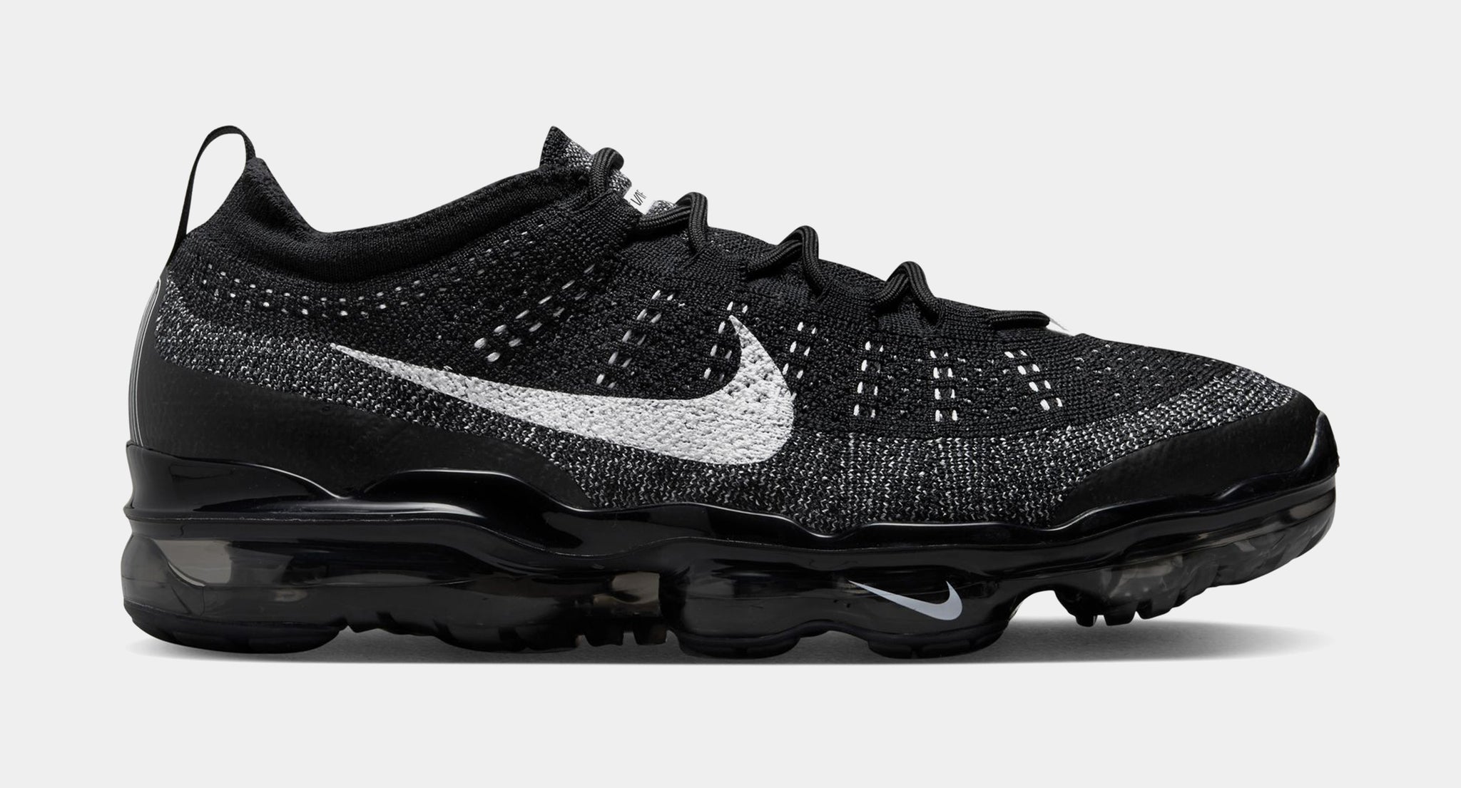 Nike Air VaporMax 2023 Flyknit Mens Running Shoes Black White