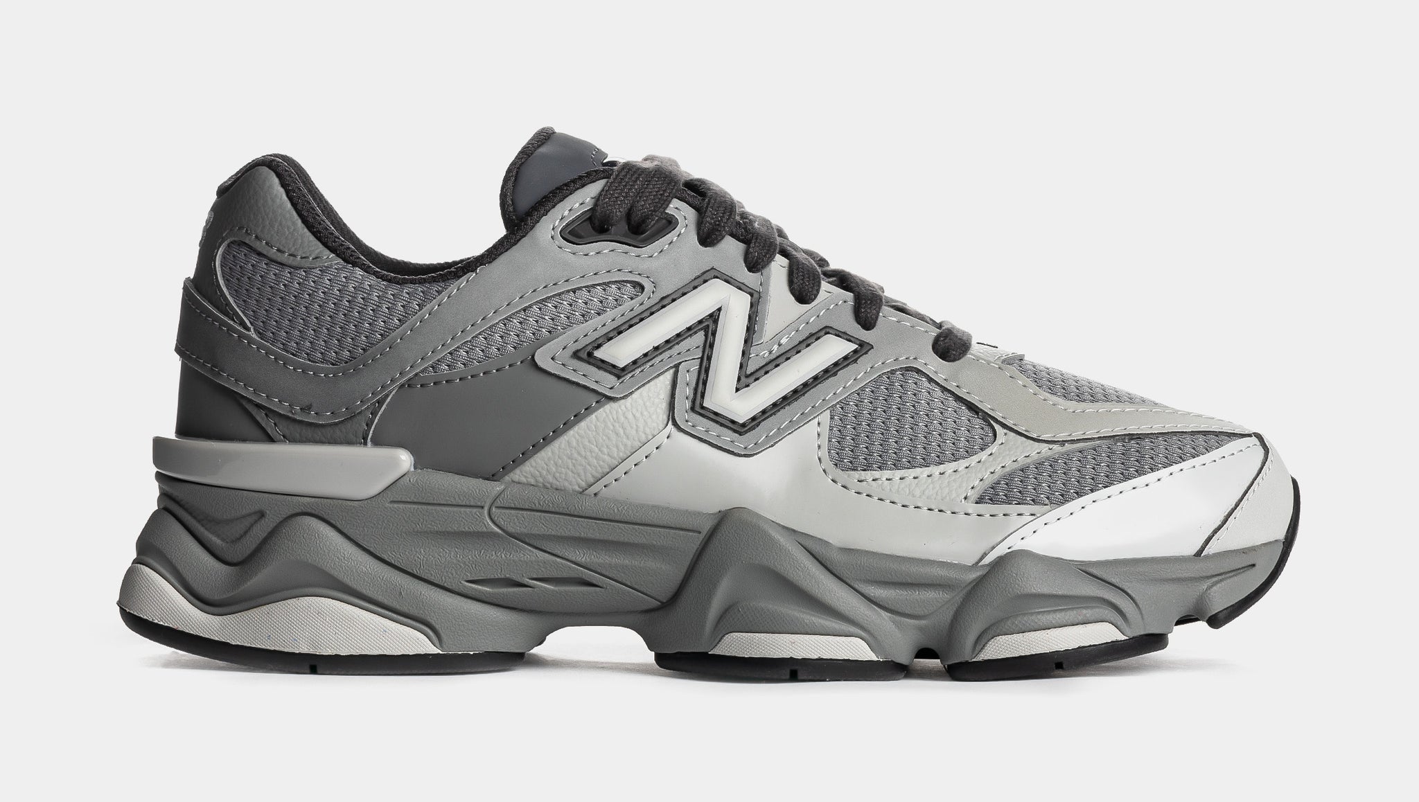 New Balance 9060 Lace Grade School Lifestyle Shoes Slate Grey