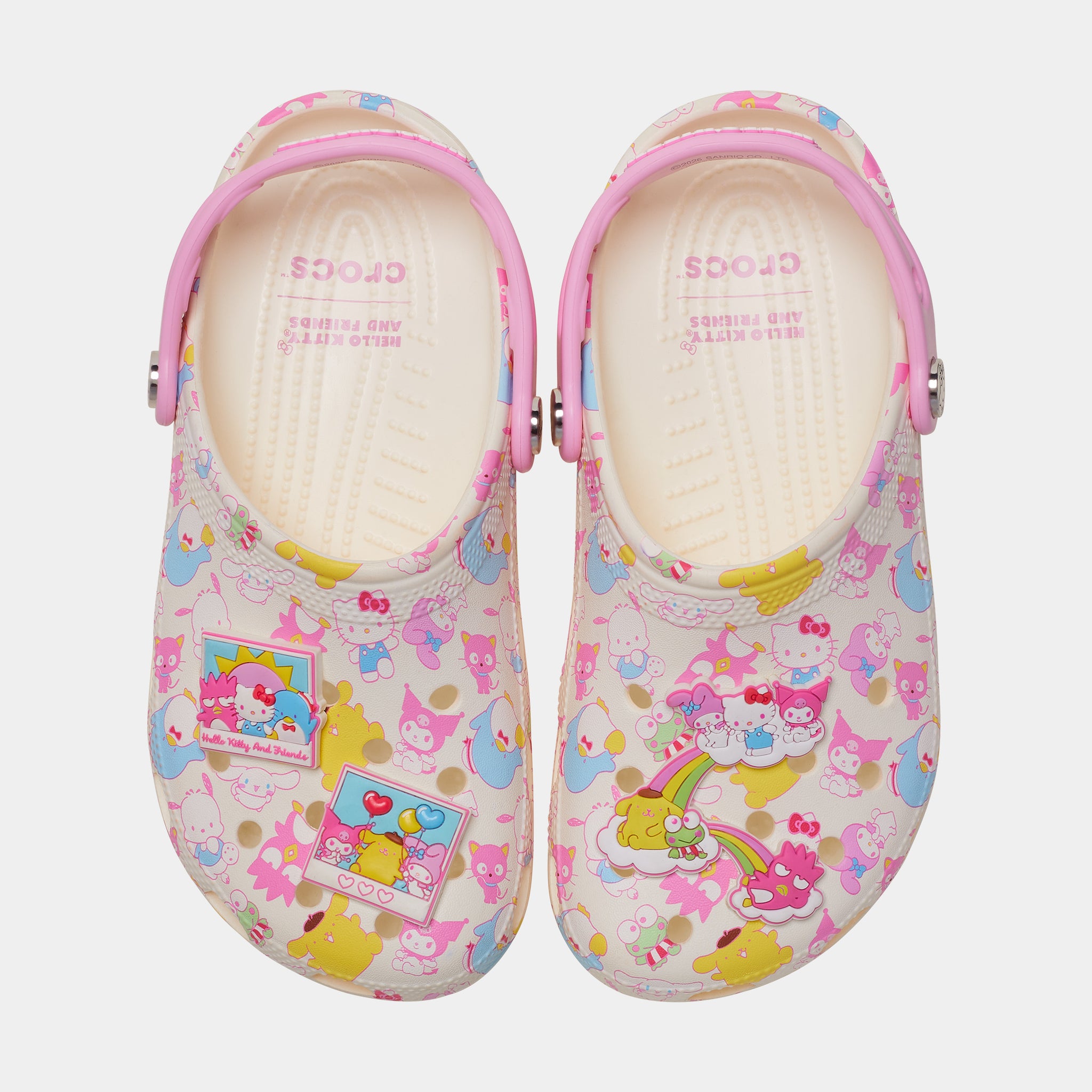 Hello Kitty And Friends Pastel Classic Clog Preschool/Grade School Sandals (Pink/Multicolor)