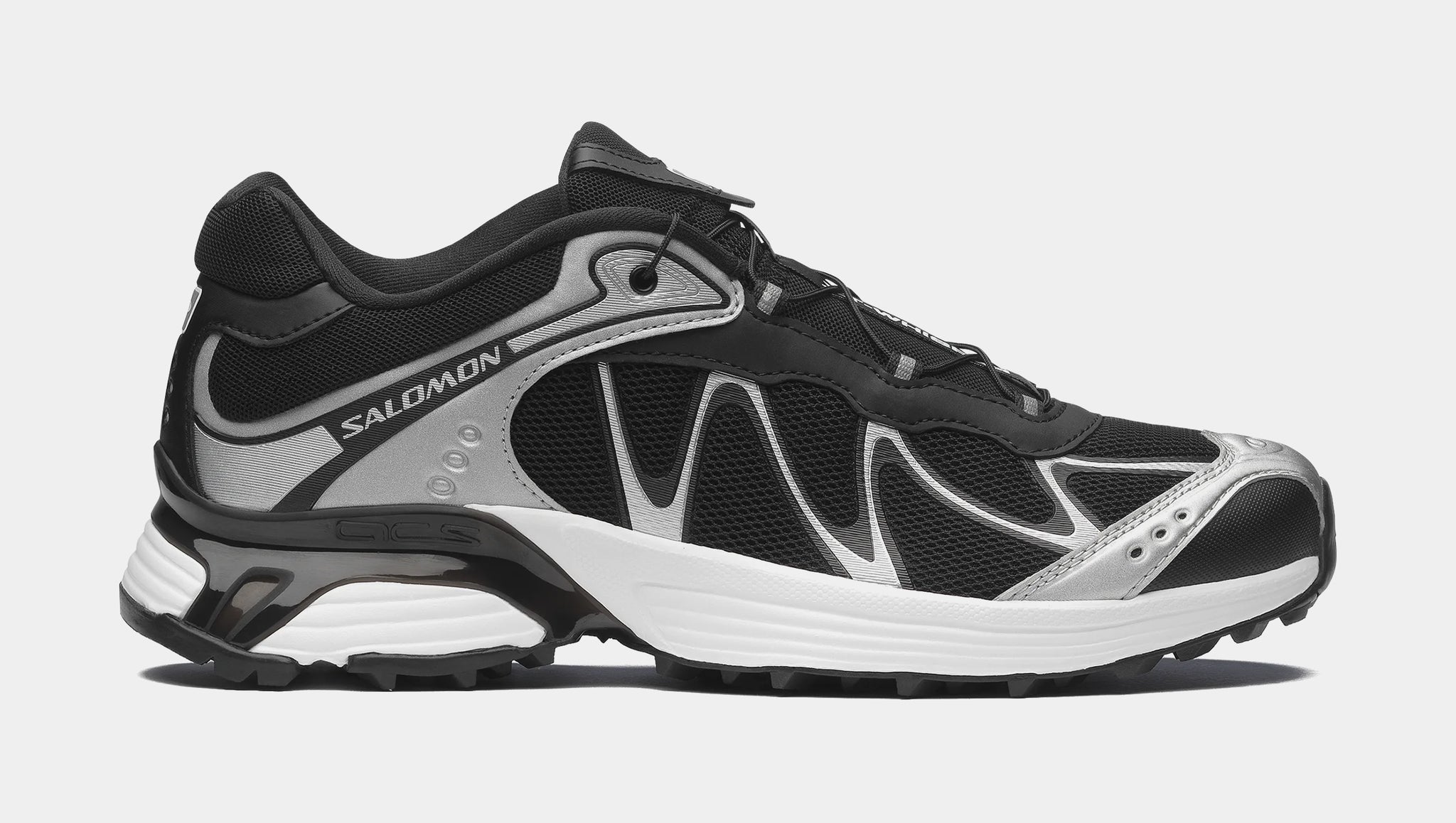Salomon XT Whisper Mens Running Shoes Black Footwear Silver