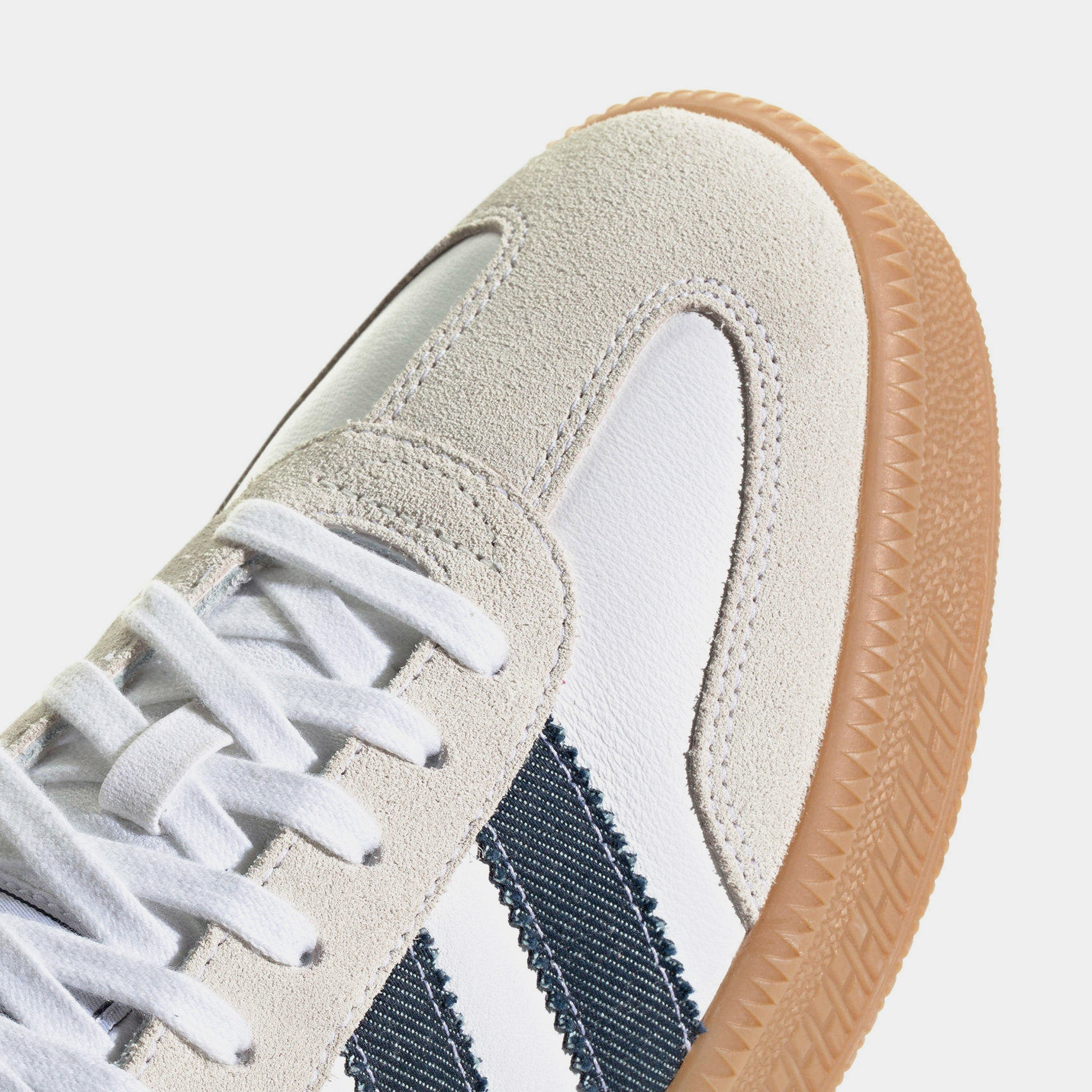 adidas Samba XLG Mens Lifestyle Shoes White Night Indigo Gum