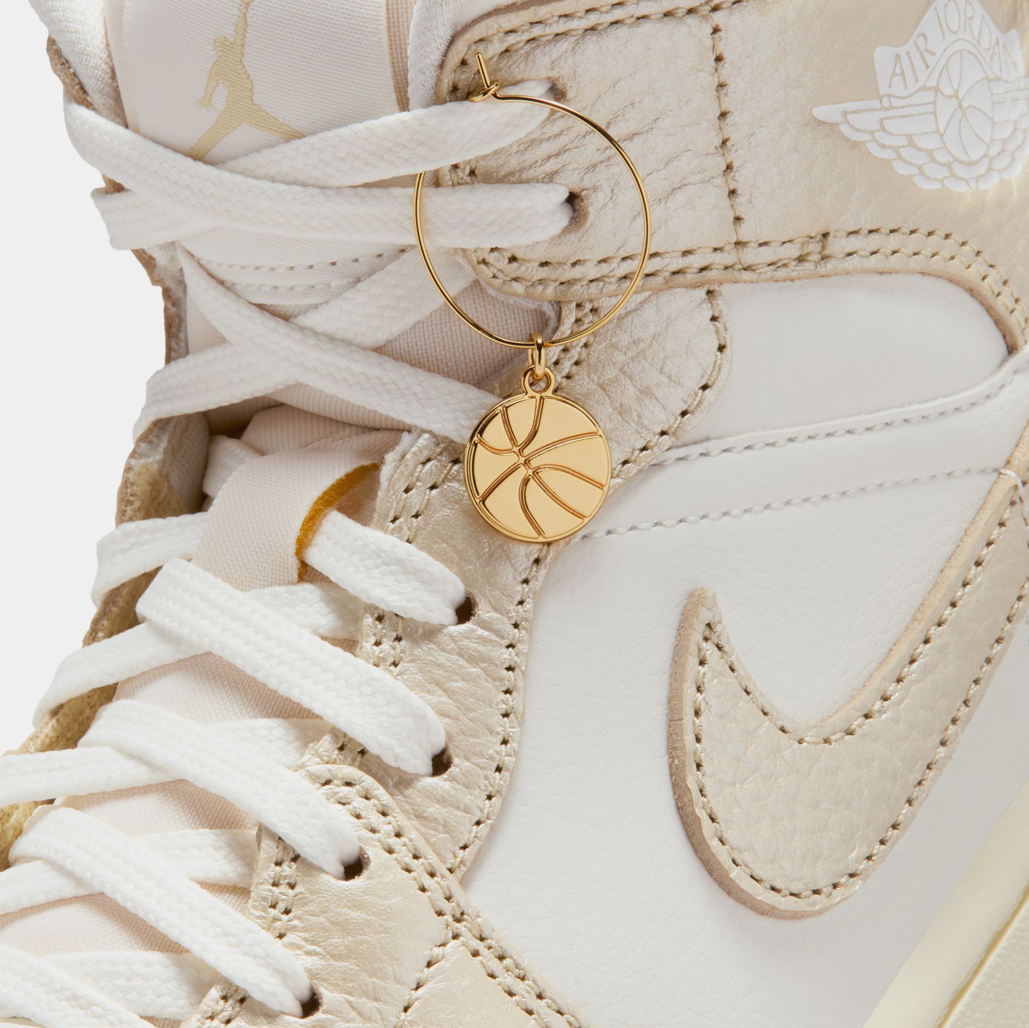 Jordan Air Jordan 1 Mid SE Womens Lifestyle Shoes Sail Pale Ivory 