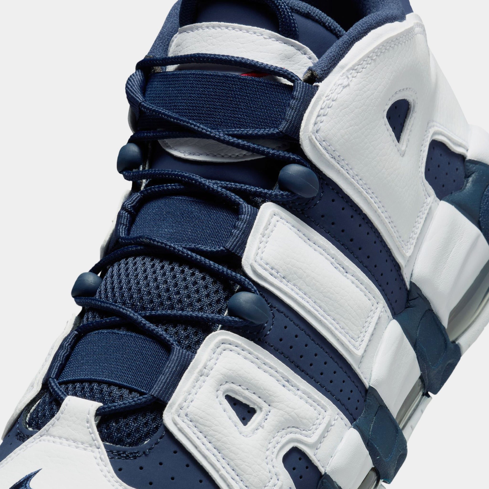 Nike Air More Uptempo '96 Mens Basketball Shoes White Midnight