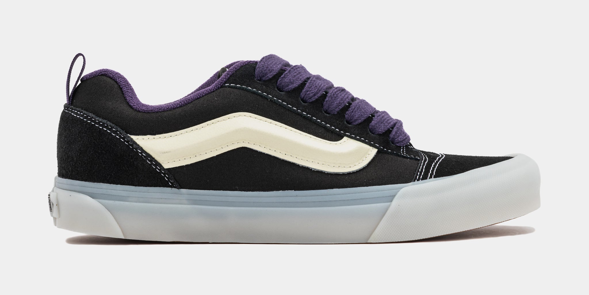 Vans Knu Skool Mens Lifestyle Shoes Black Purple Final Sale D6CB5P