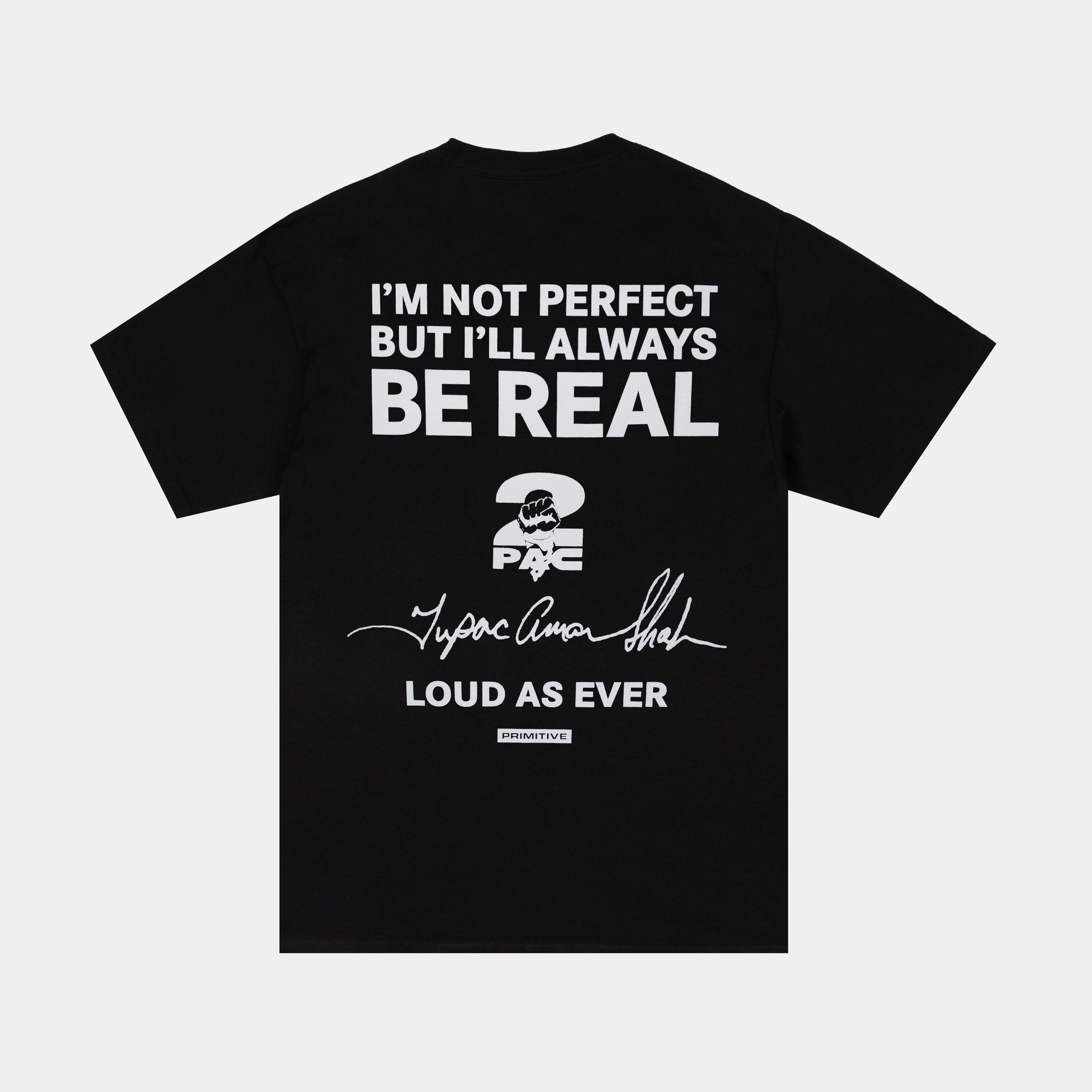Mister Tee TUPAC PROFILE - T-shirt con stampa - white/bianco Mister Tee TUPAC PROFILE - T-shirt con stampa - white/bianco