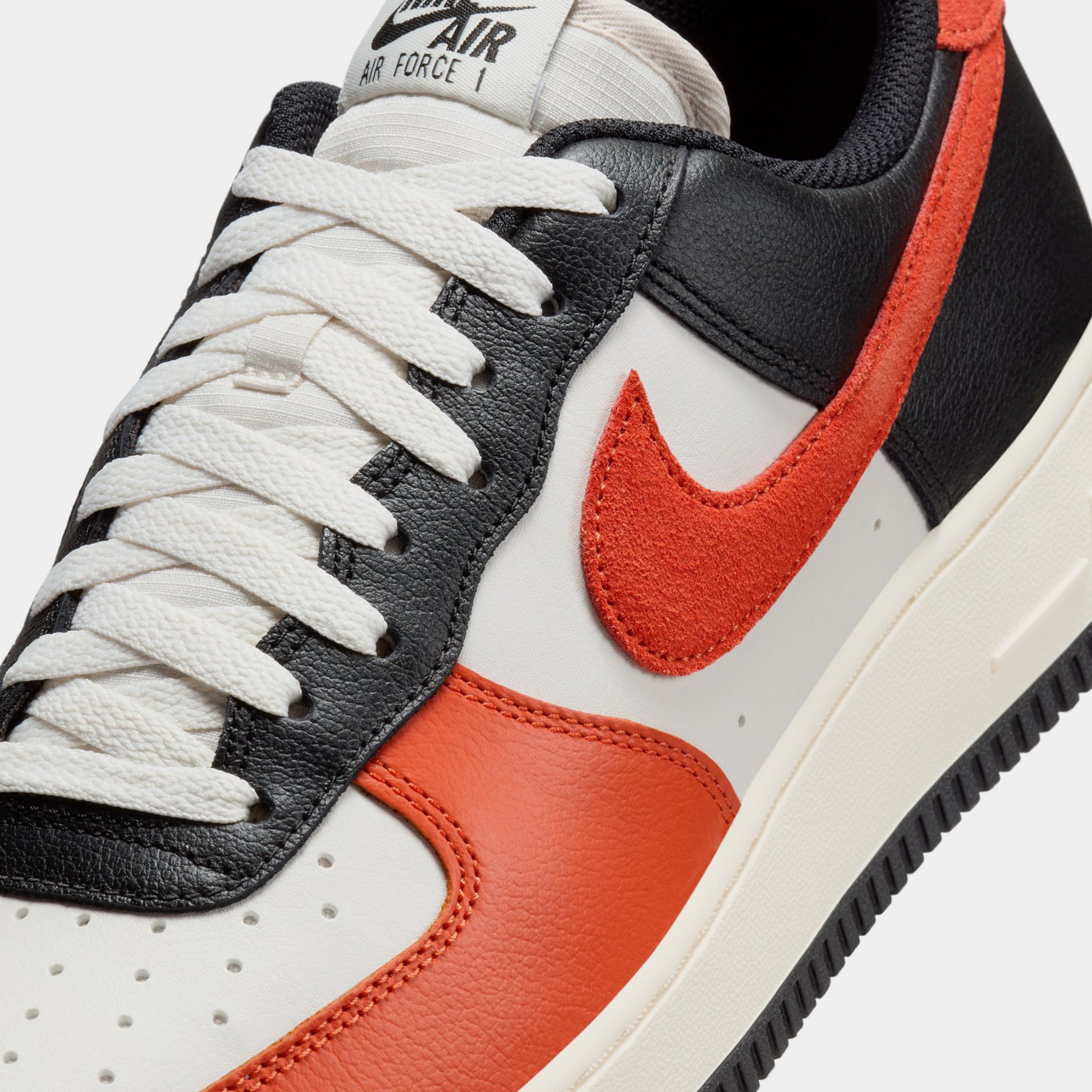 Nike Shoe Black Grey Orange Air Force Nike Air Force '07 LV8 Mens