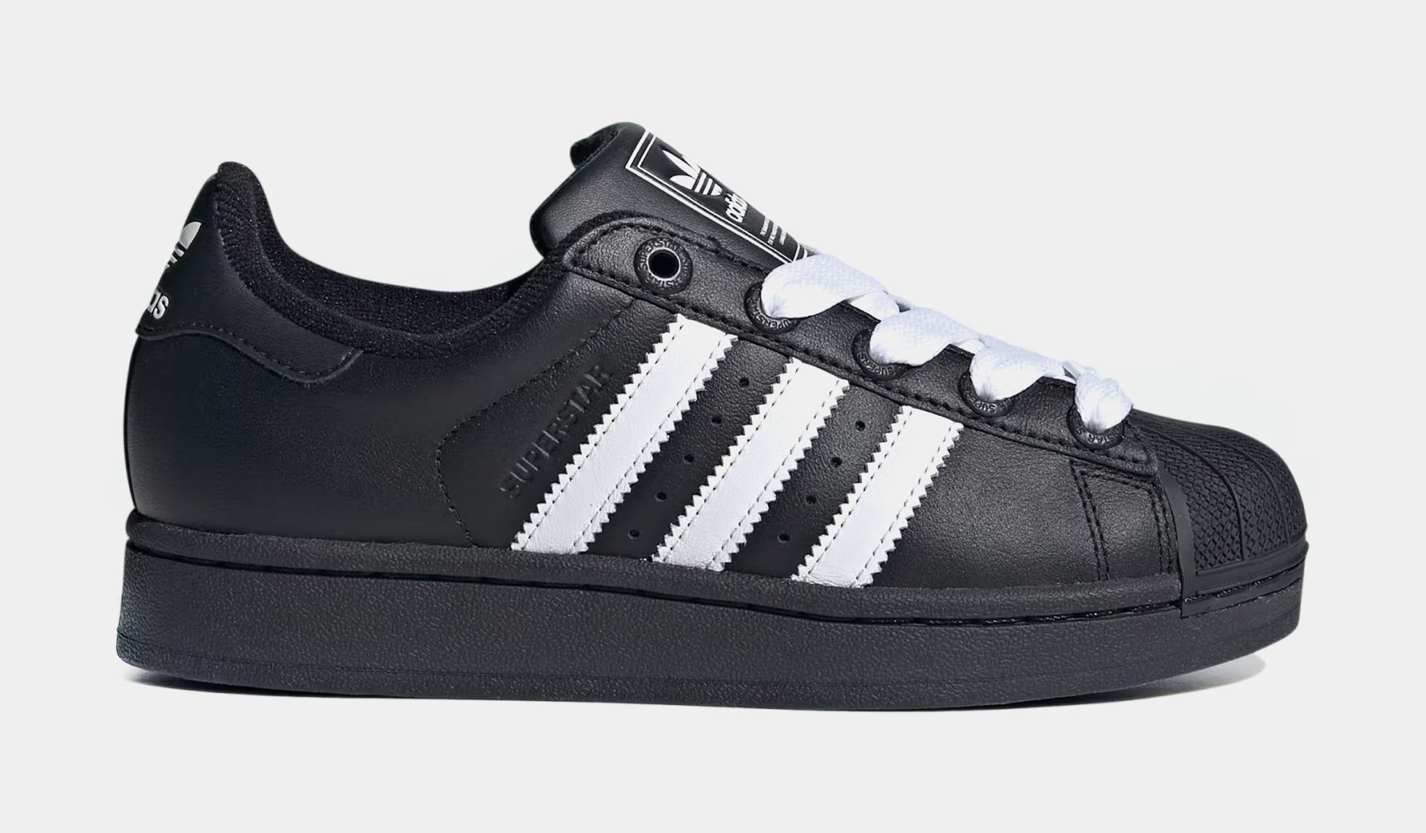 adidas Superstar II Grade School Lifestyle Shoes Black White