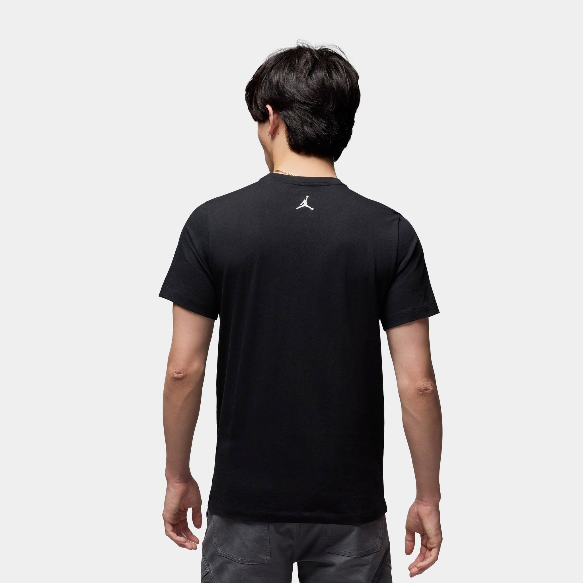 Jordan Michael Jordan Brand Photo Mens Short Sleeve Shirt Black 