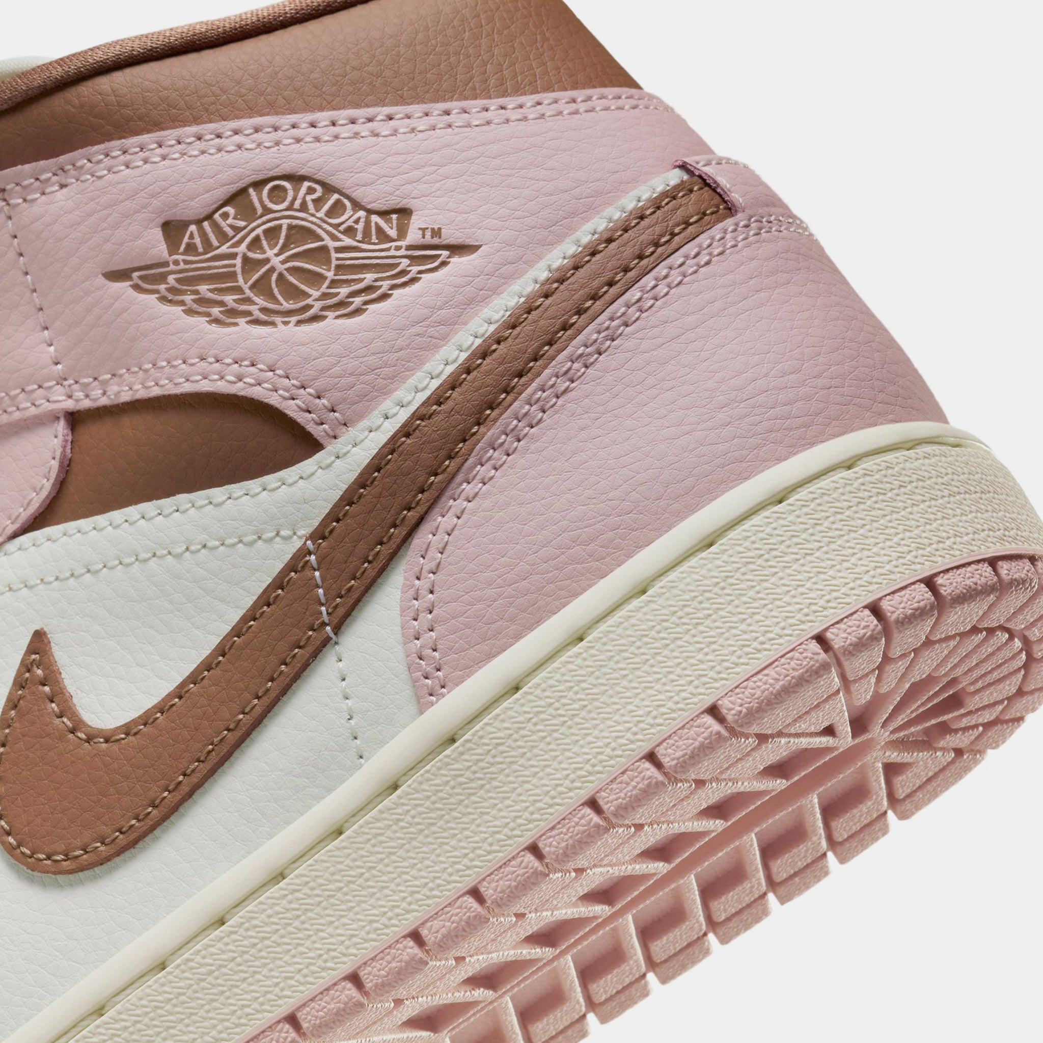 Jordan Air Jordan 1 Mid Neapolitan Womens Lifestyle Shoes Pink