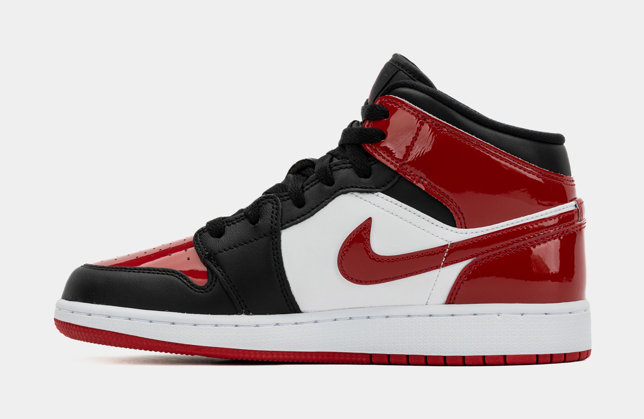 red white and black jordans junior