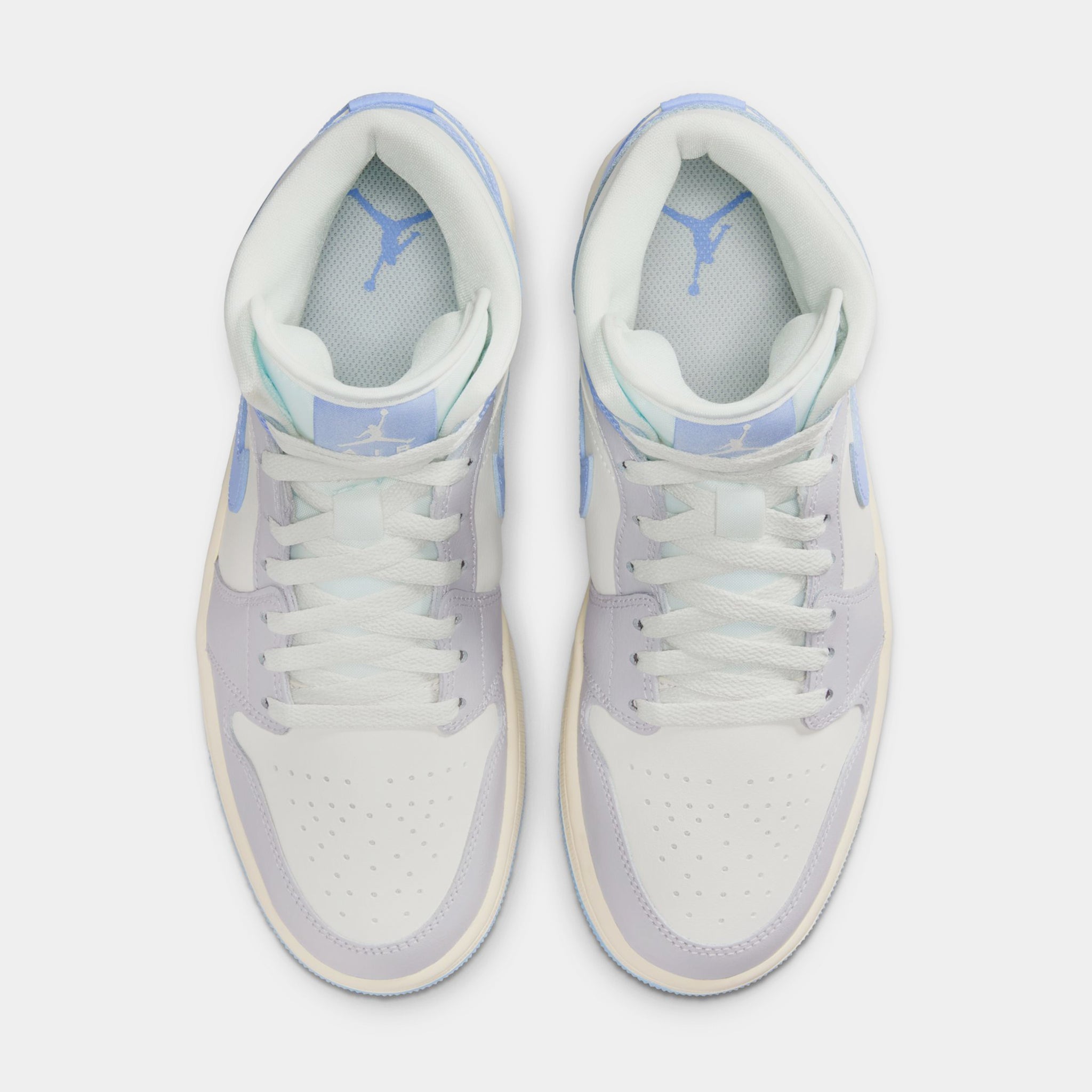 Jordan Air Jordan 1 Mid Womens Lifestyle Shoes Psychic Blue 