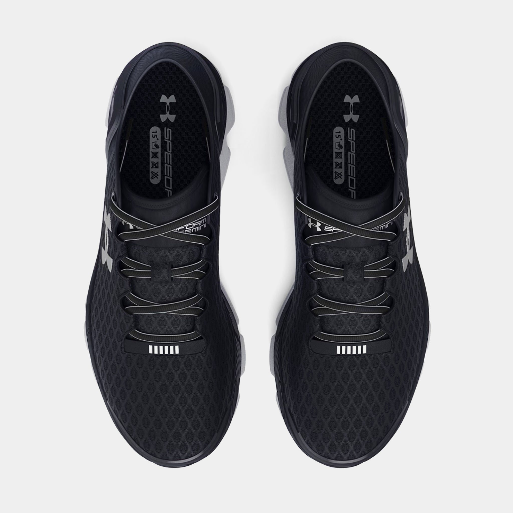 Under Armour Speedform Gemini Mens Running Shoes Black Mod Grey