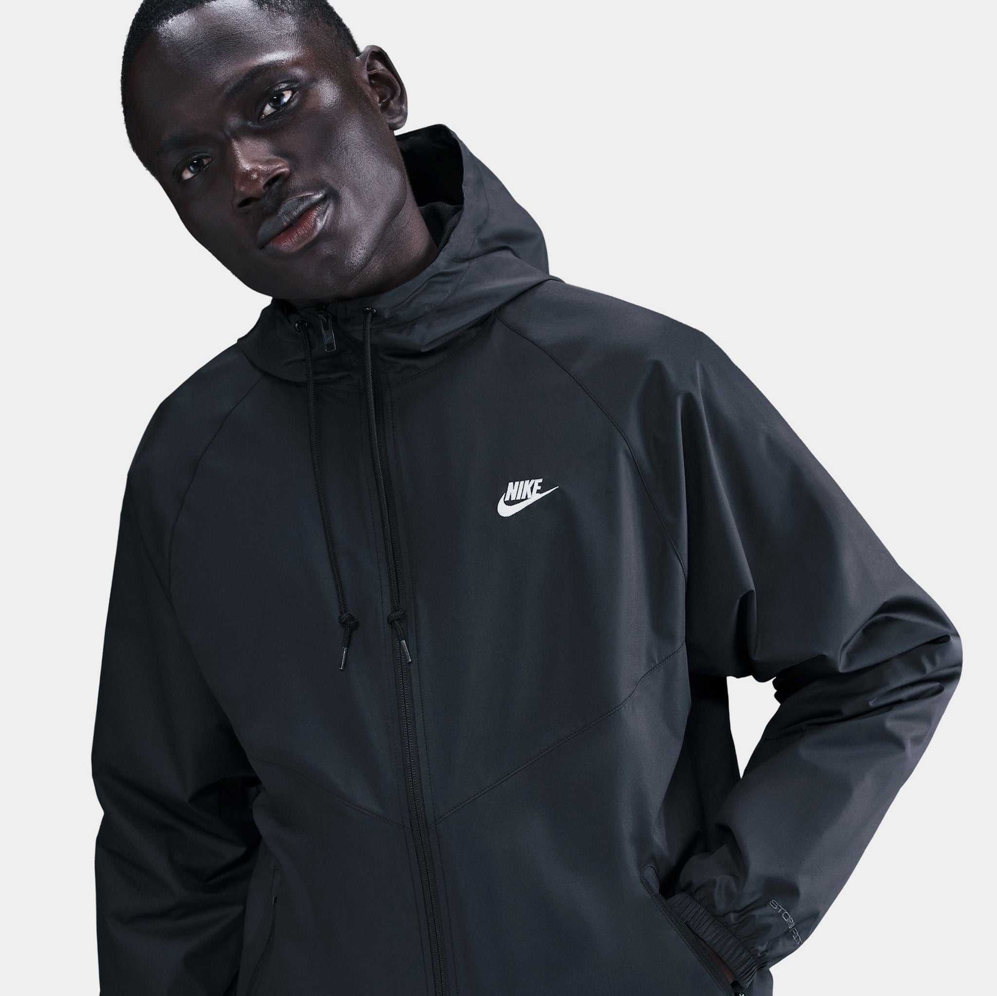 Nike Windrunner Lined Mens Jacket Black White HV8369-010 – Shoe Palace
