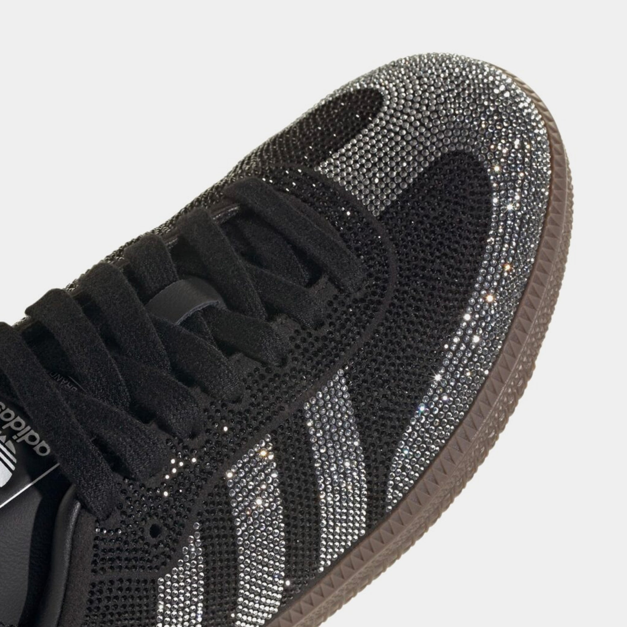 adidas Samba OG Rhinestone Womens Lifestyle Shoes Core Black Core