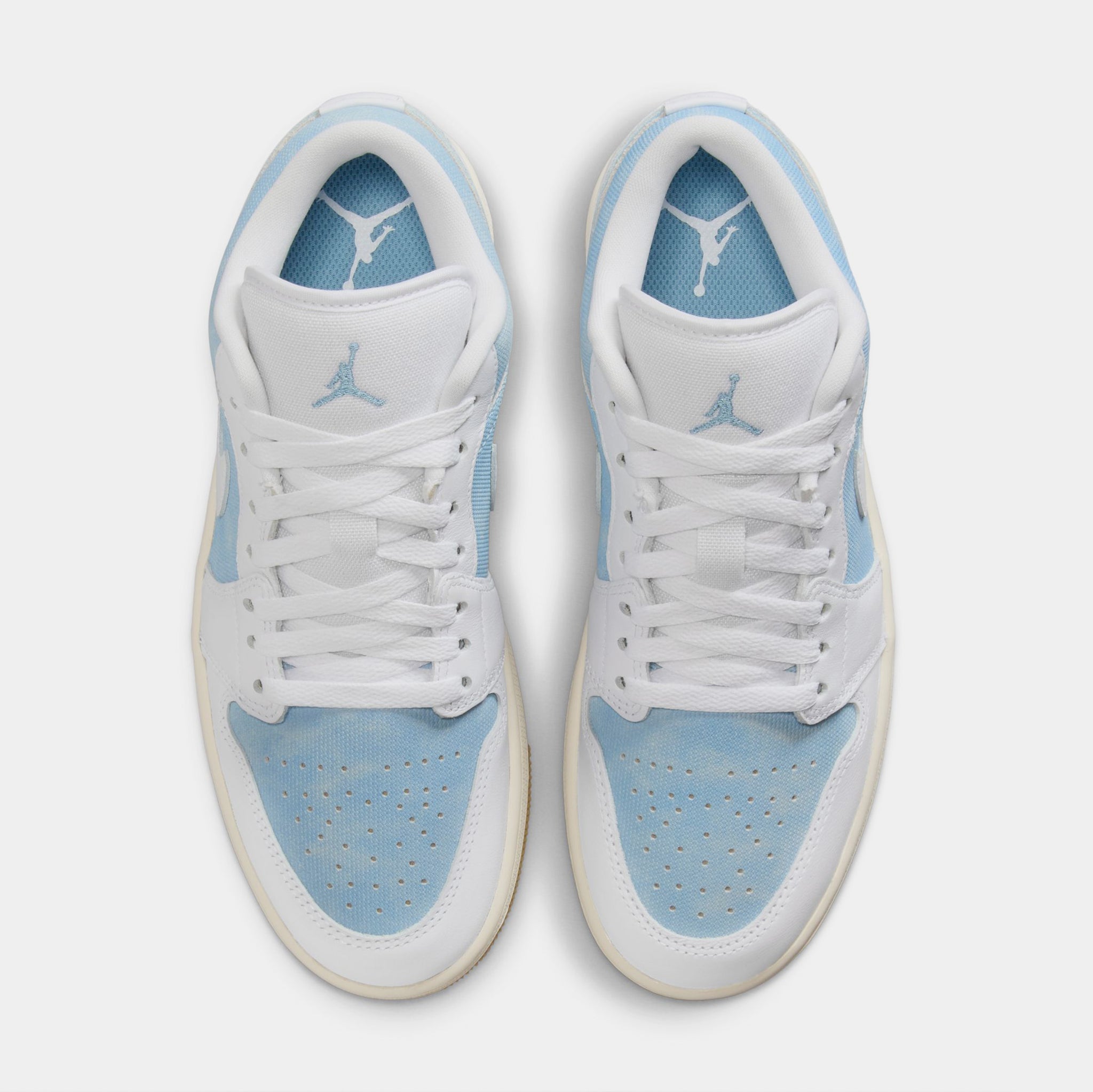 Jordan Air Jordan 1 Low SE Womens Lifestyle Shoes Worn Blue White