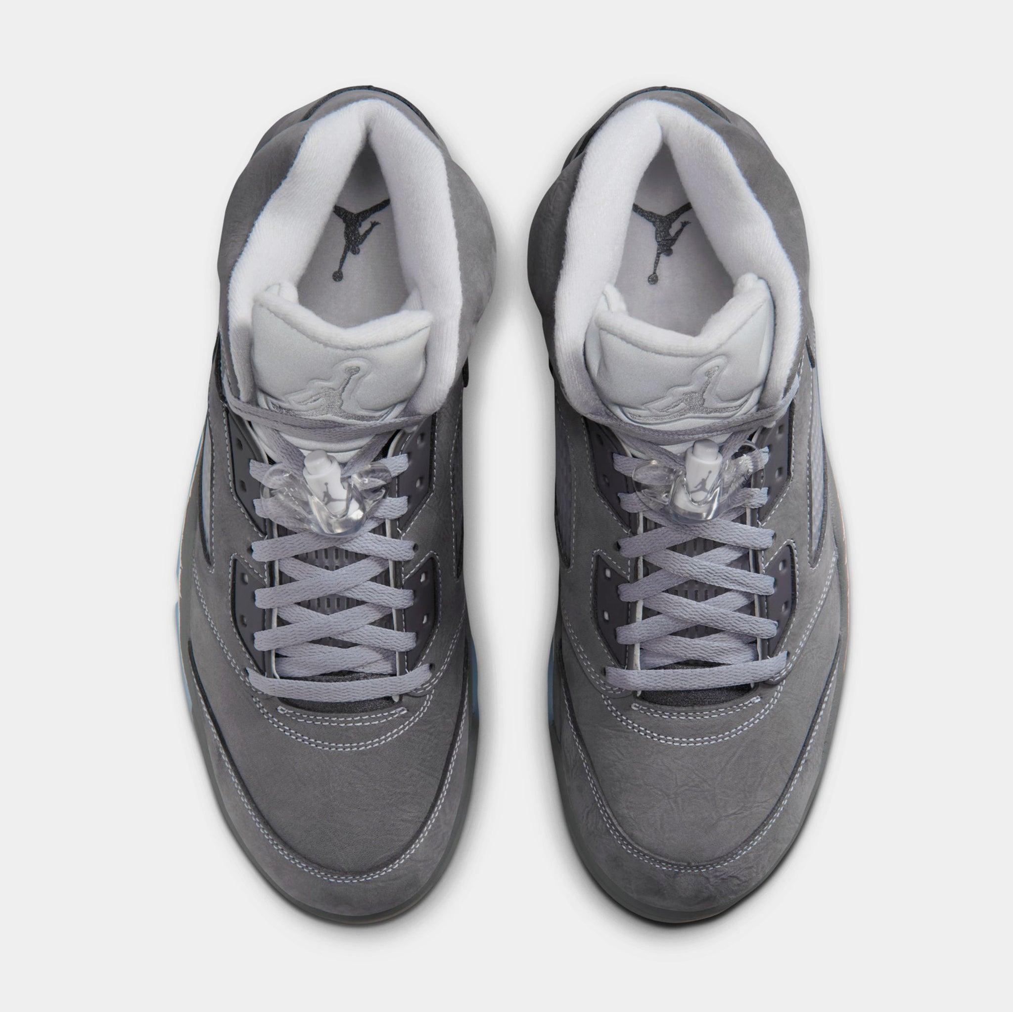 Nike Air Jordan Prime V5 Mid Men\'s Athletic Shoes Size 11 Wolf Gray and‎ White RARE? Nike Air Jordan Prime V 5 Wolf Gray White Sz 10.5  main image 3