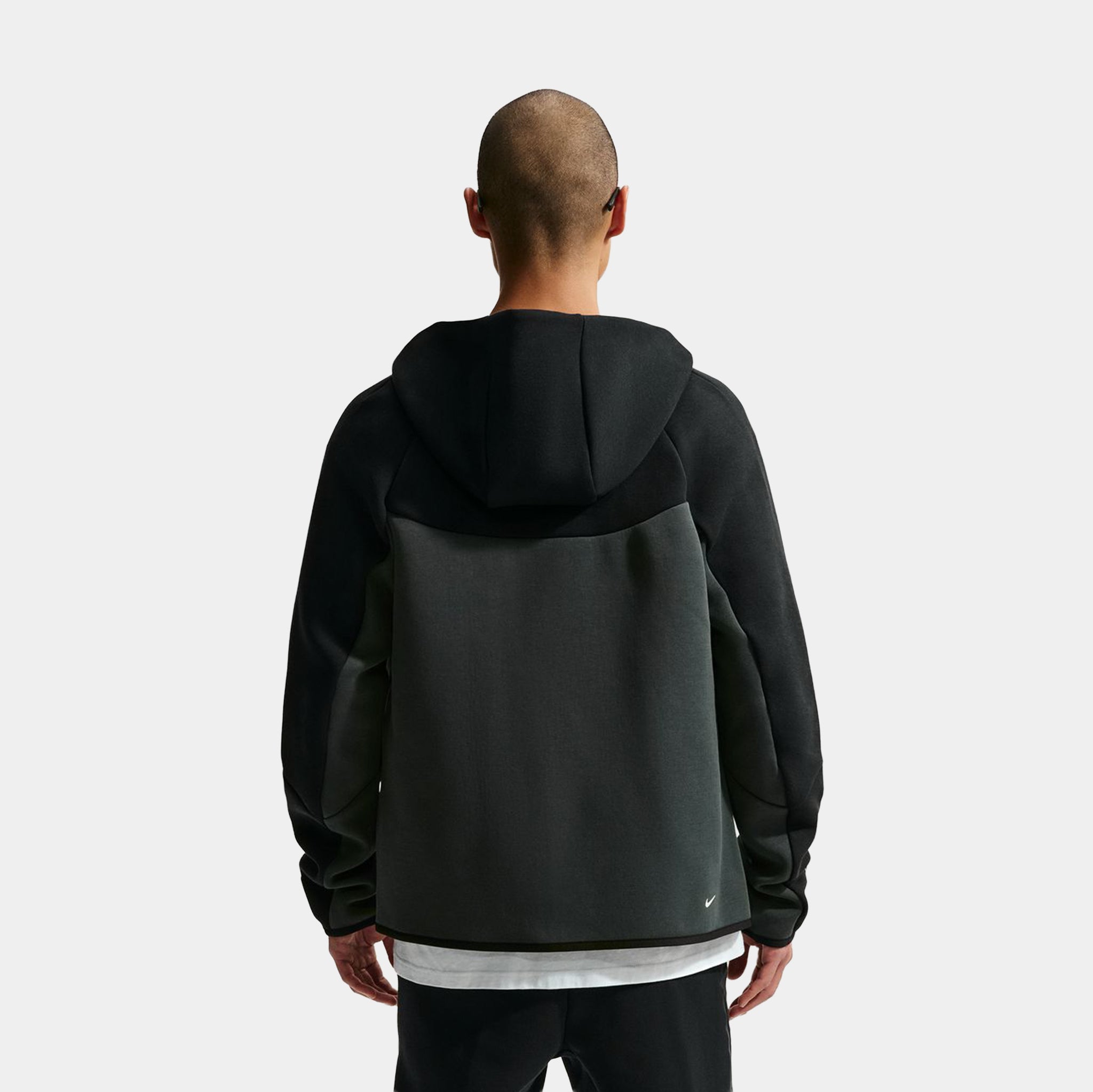 Nike Tech Fleece Full Zip Windrunner Mens Jacket Black Dark Smoke