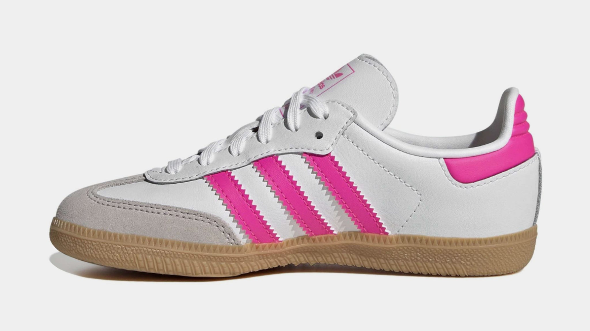 adidas Samba OG Preschool Lifestyle Shoes (Lucid Pink/Cloud White)