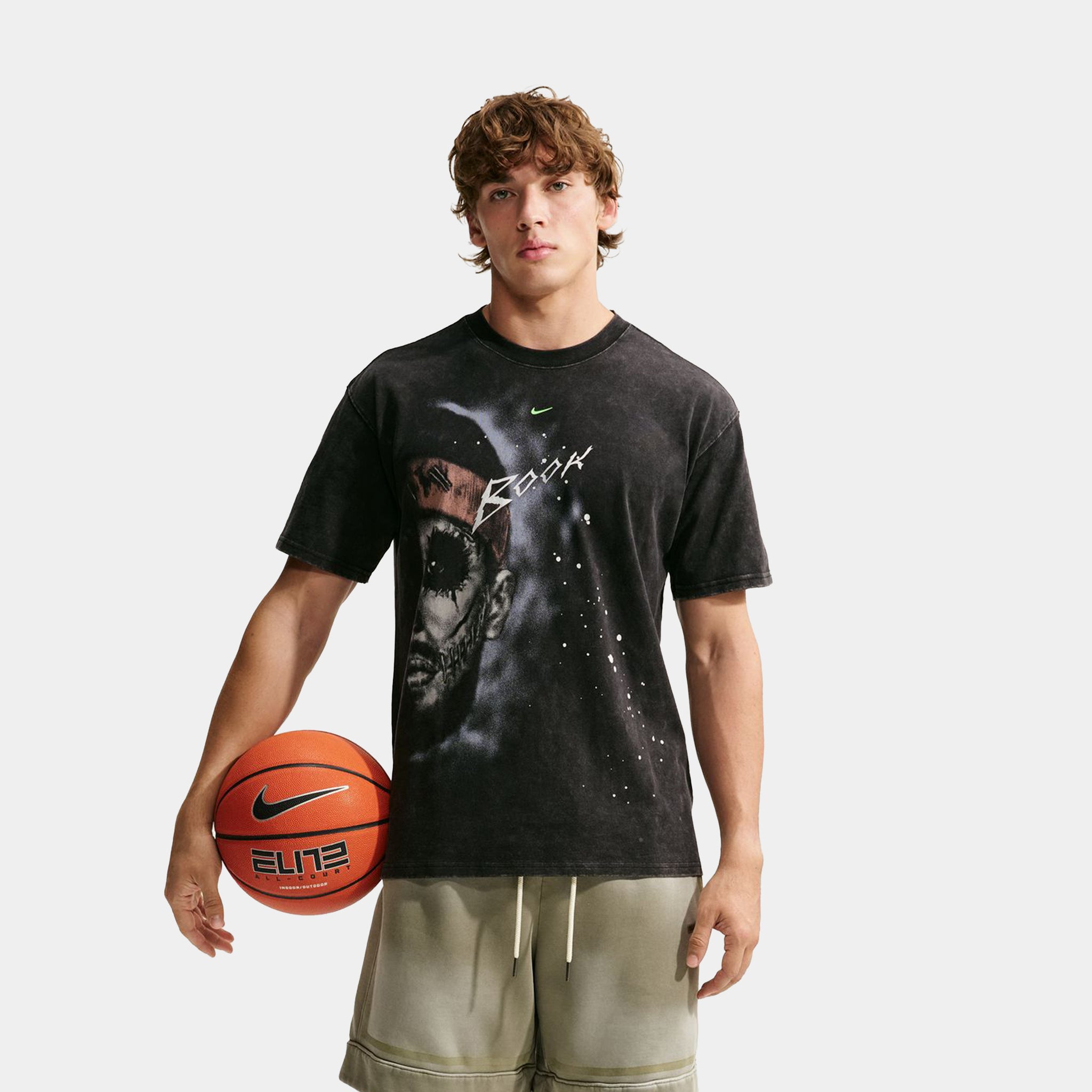 Nike Book Halloween Mens Short Sleeve Shirt Black JA5986-010